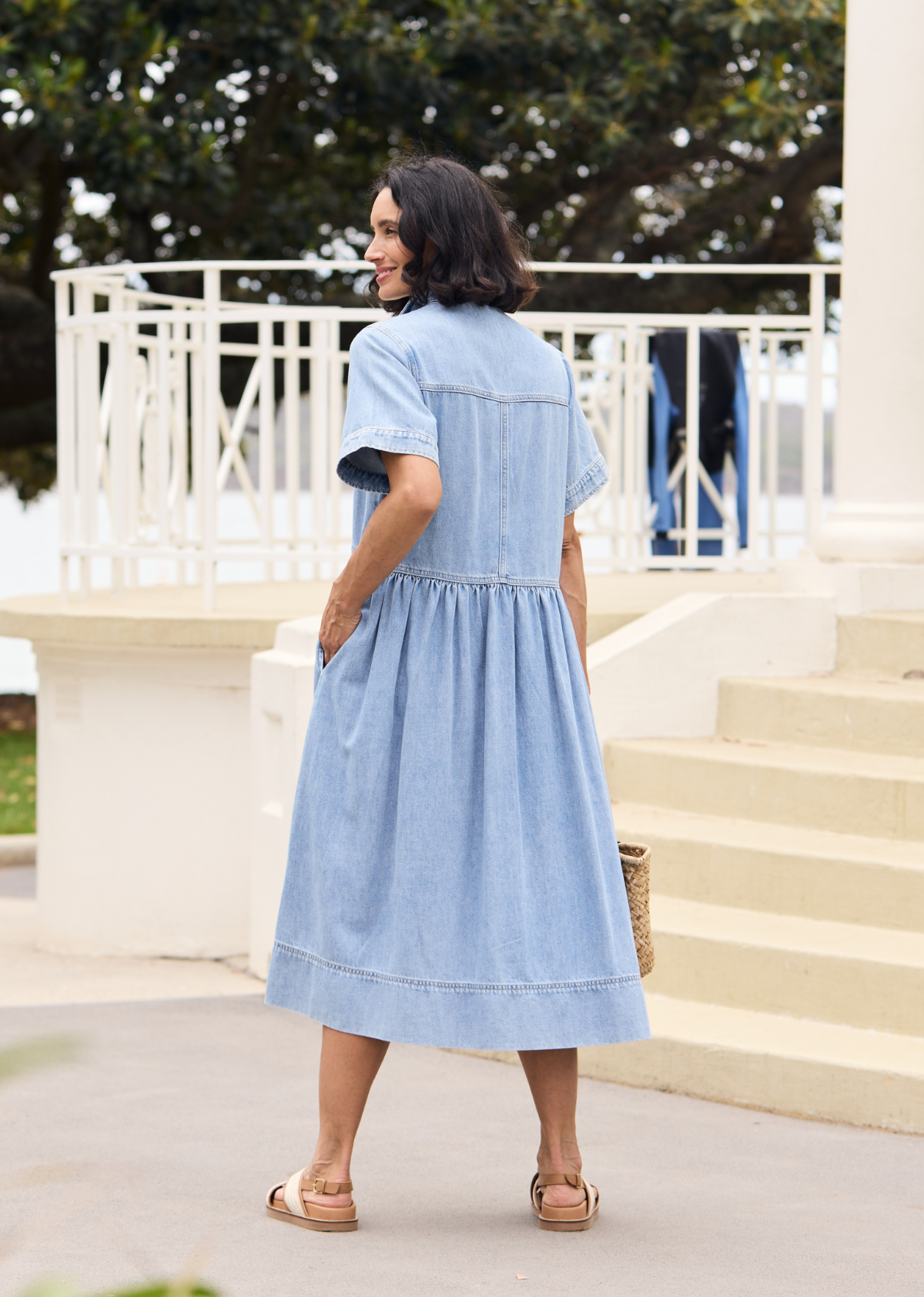 MONTANA DENIM SHIRTDRESS - PETITE