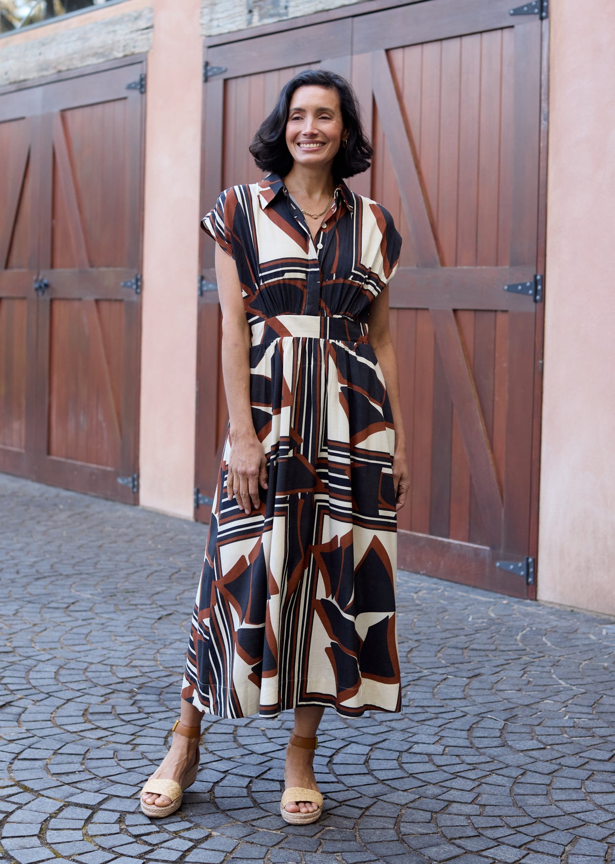 SORRENTO DRESS - INES PRINT