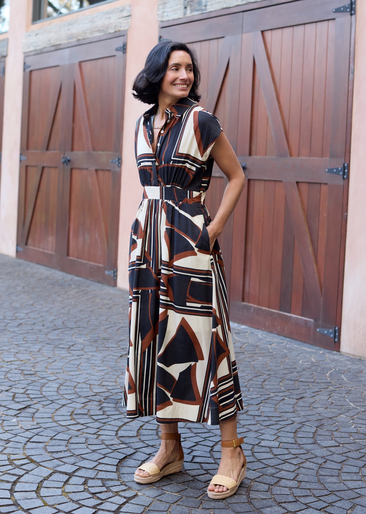 SORRENTO DRESS - INES PRINT