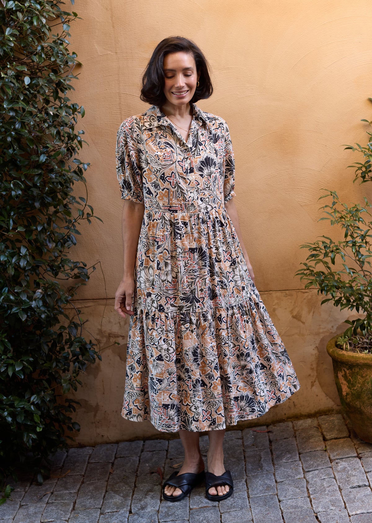 MARNIE PRINT DRESS - ZAHARA PRINT