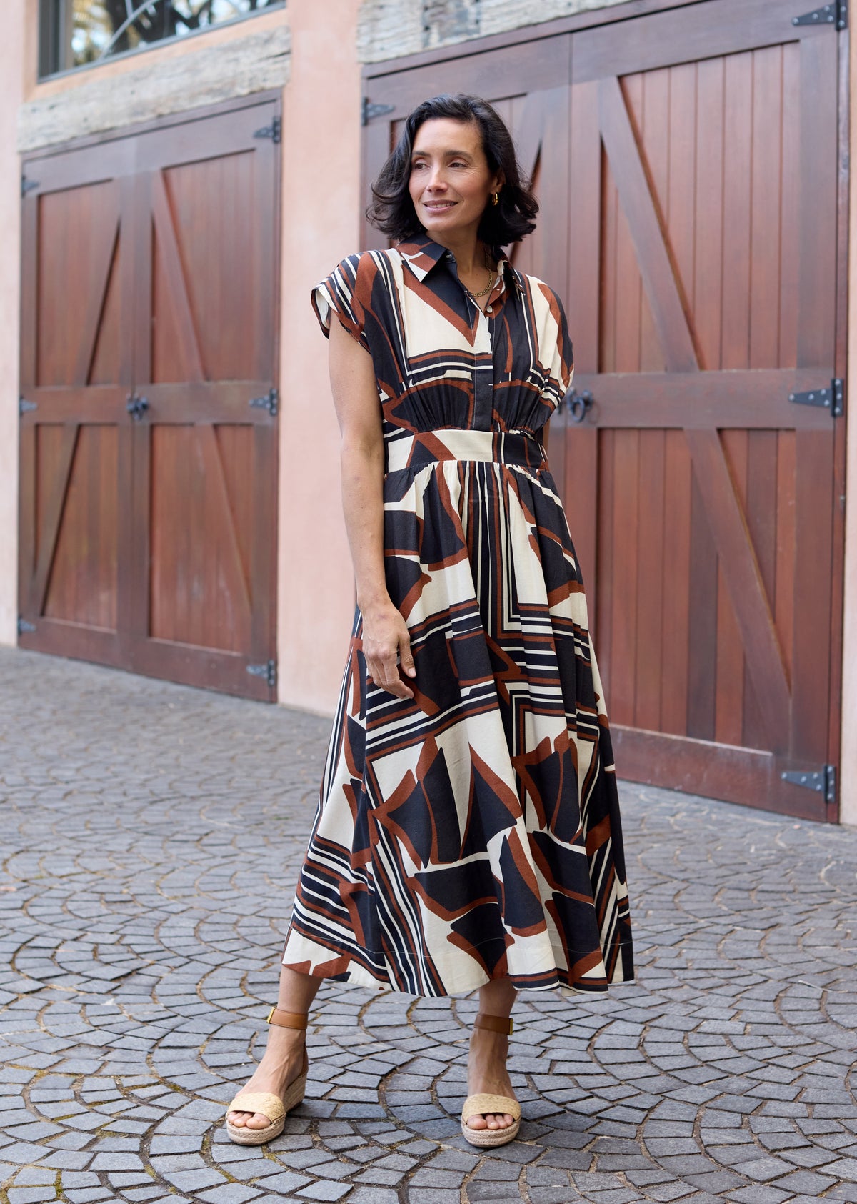 SORRENTO DRESS - INES PRINT