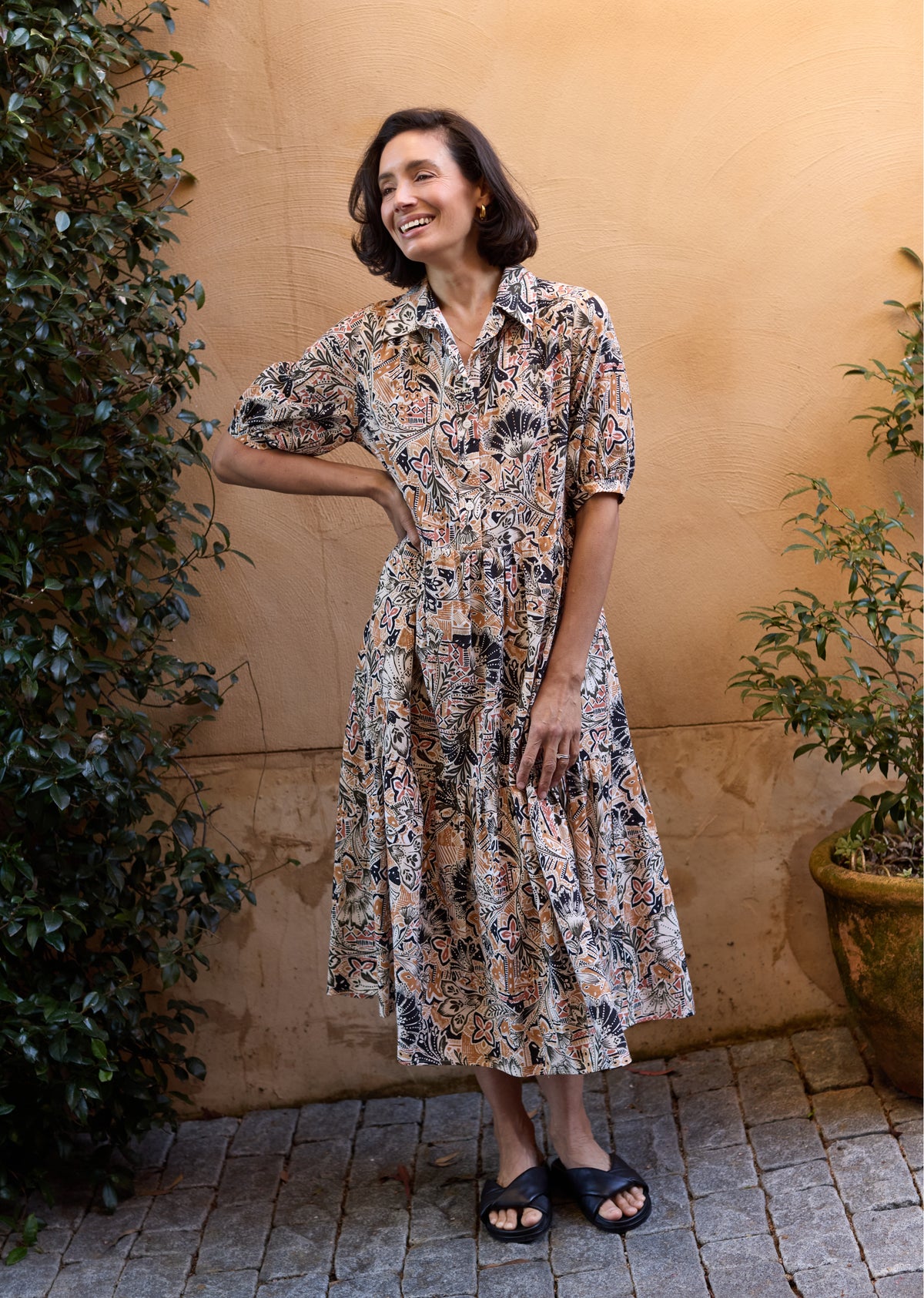 MARNIE PRINT DRESS - ZAHARA PRINT