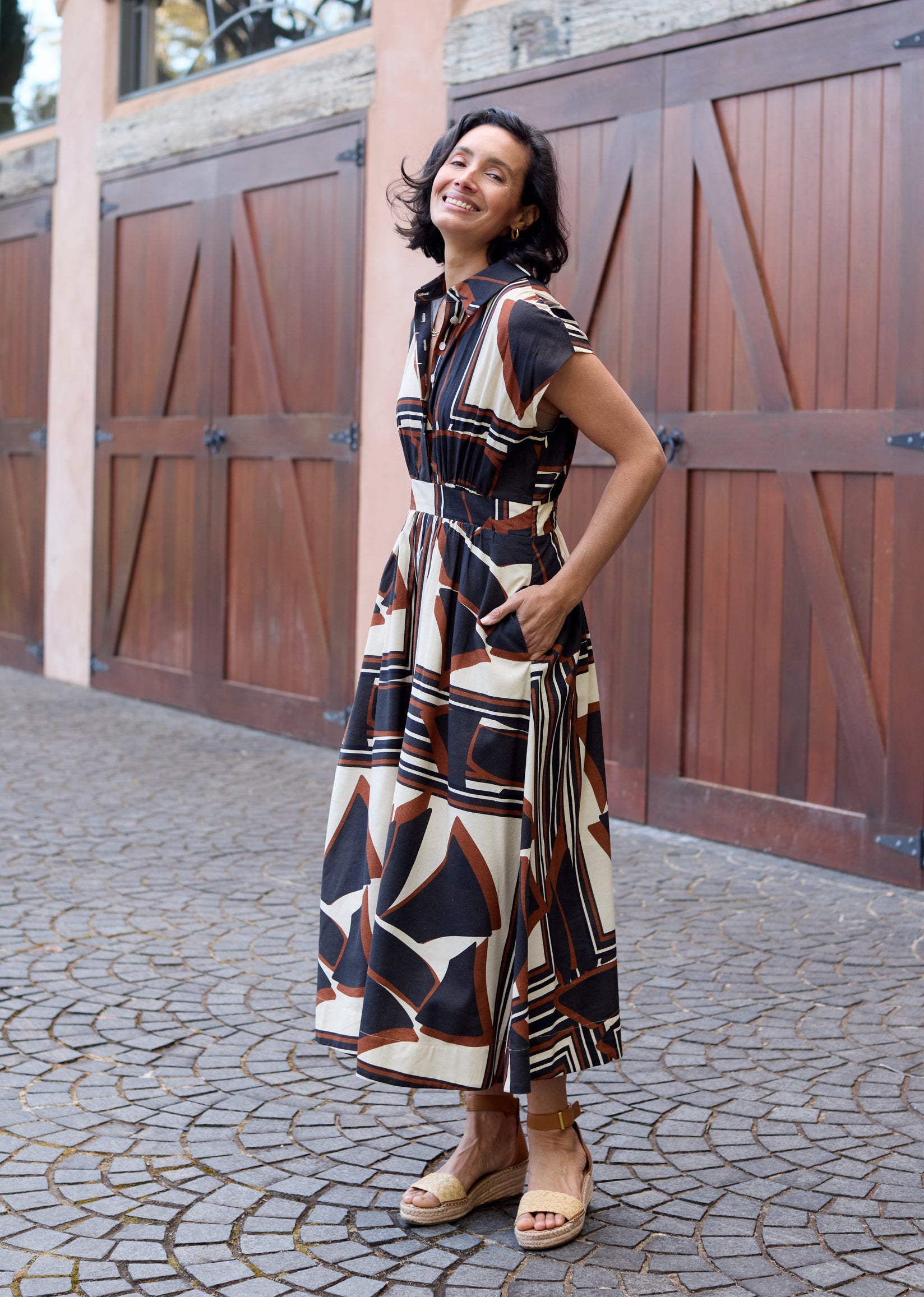SORRENTO DRESS - INES PRINT