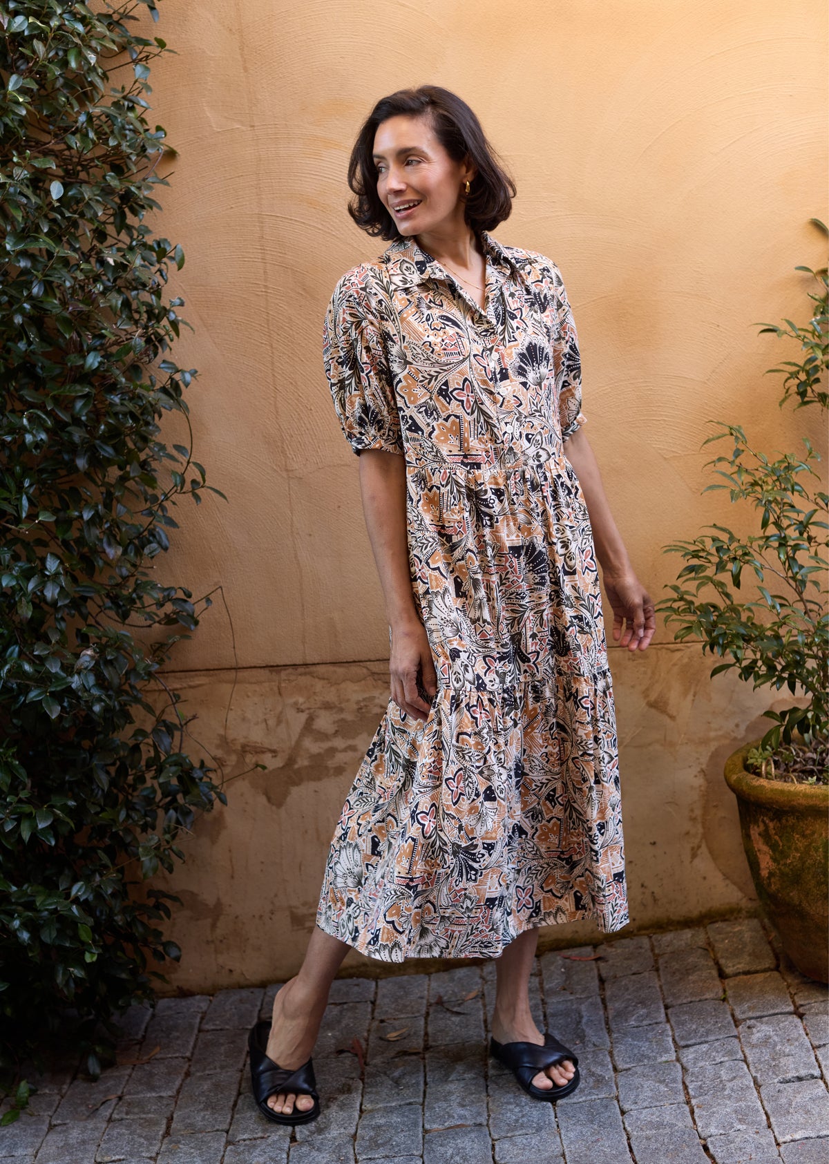 MARNIE PRINT DRESS - ZAHARA PRINT