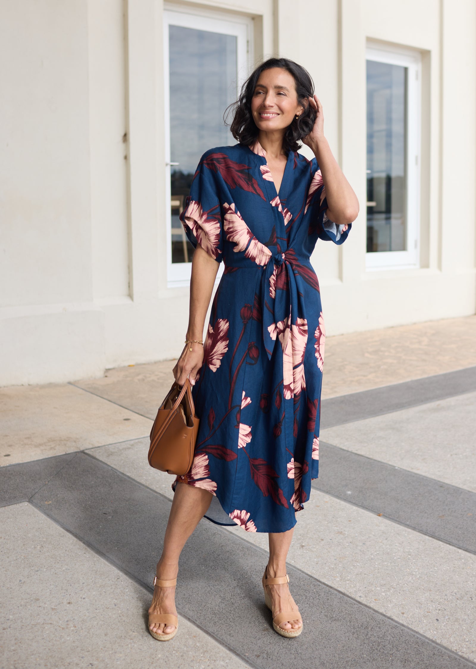 CHLOE MIDI DRESS - ARABELLA PRINT