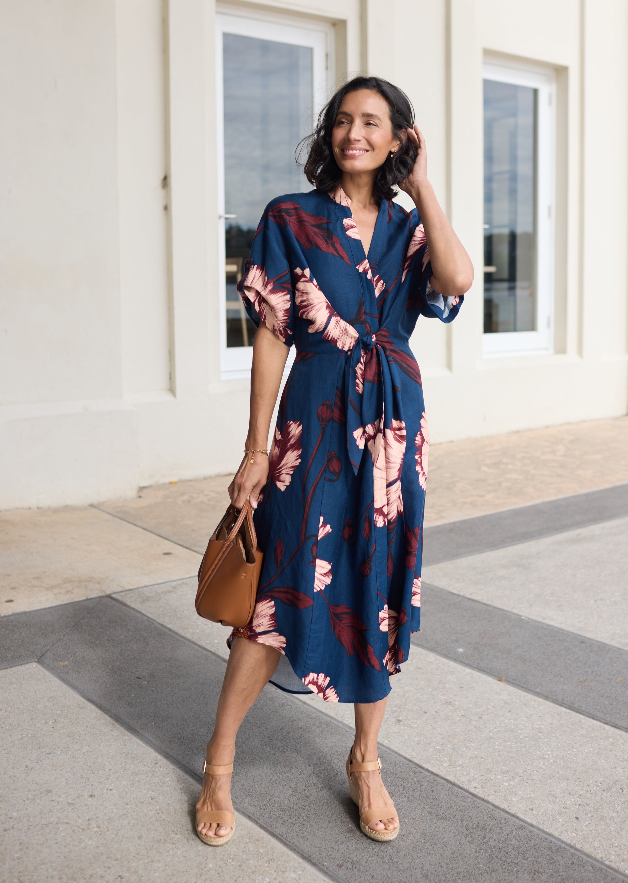 CHLOE MIDI DRESS - ARABELLA PRINT