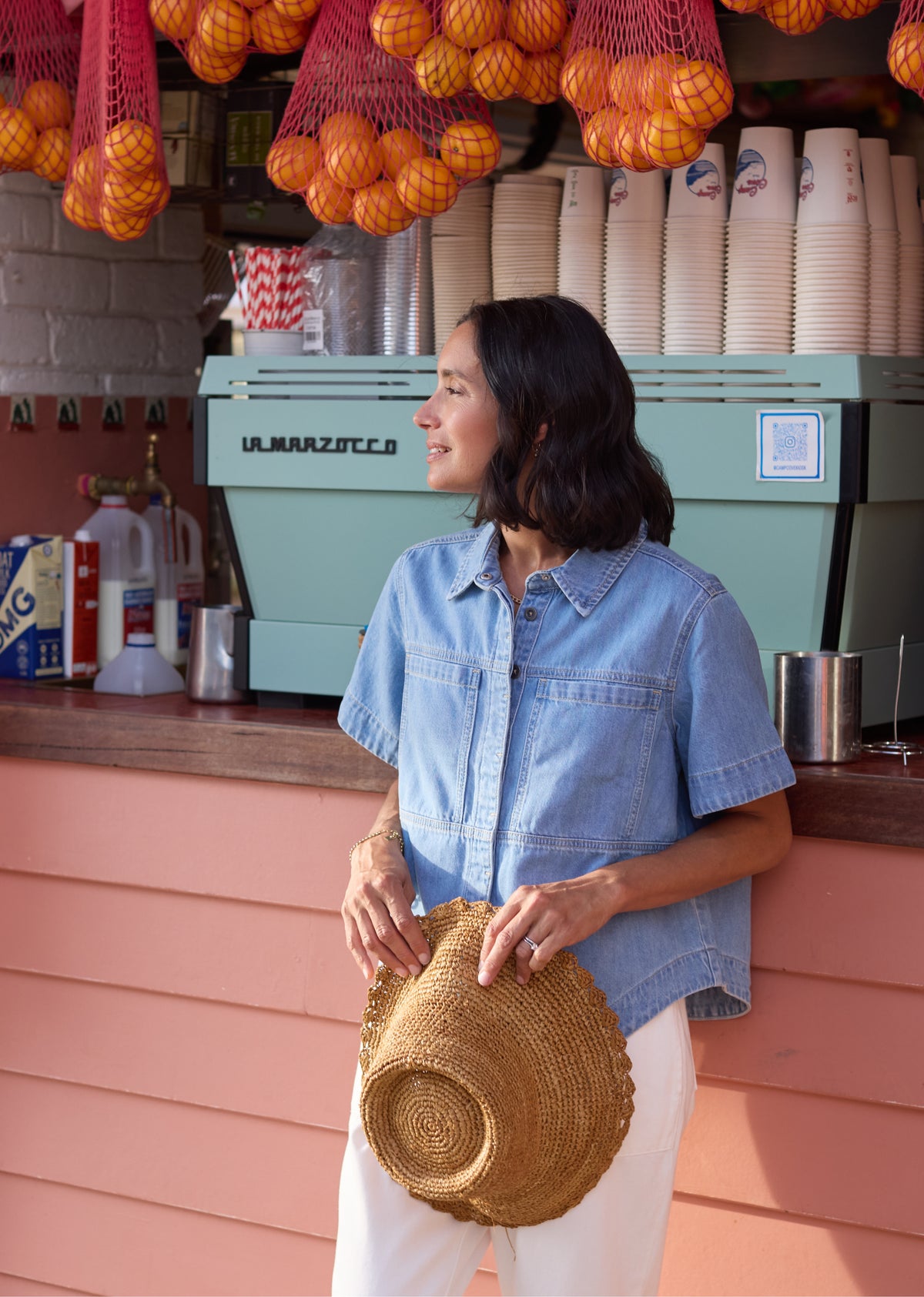 SADIE DENIM SHIRT - LIGHT BLUE