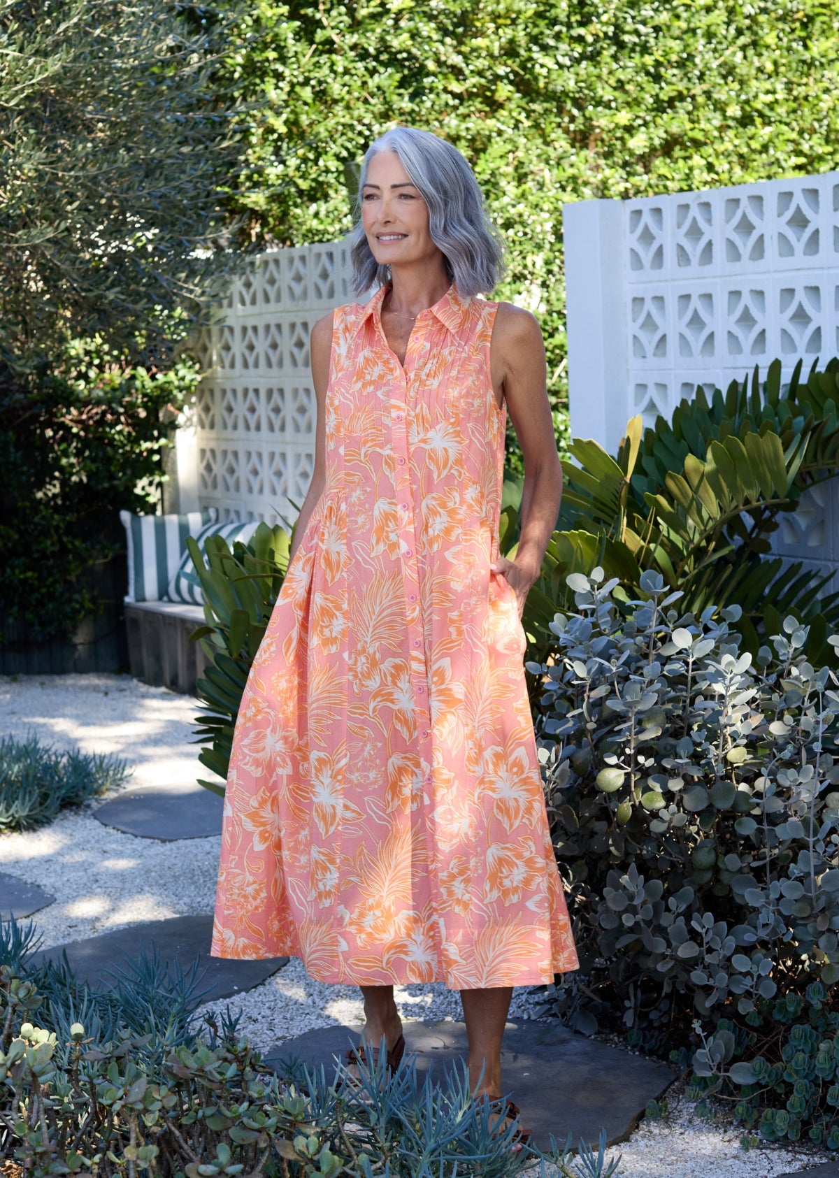 CORINNE SHIRTDRESS - AURELIA PRINT