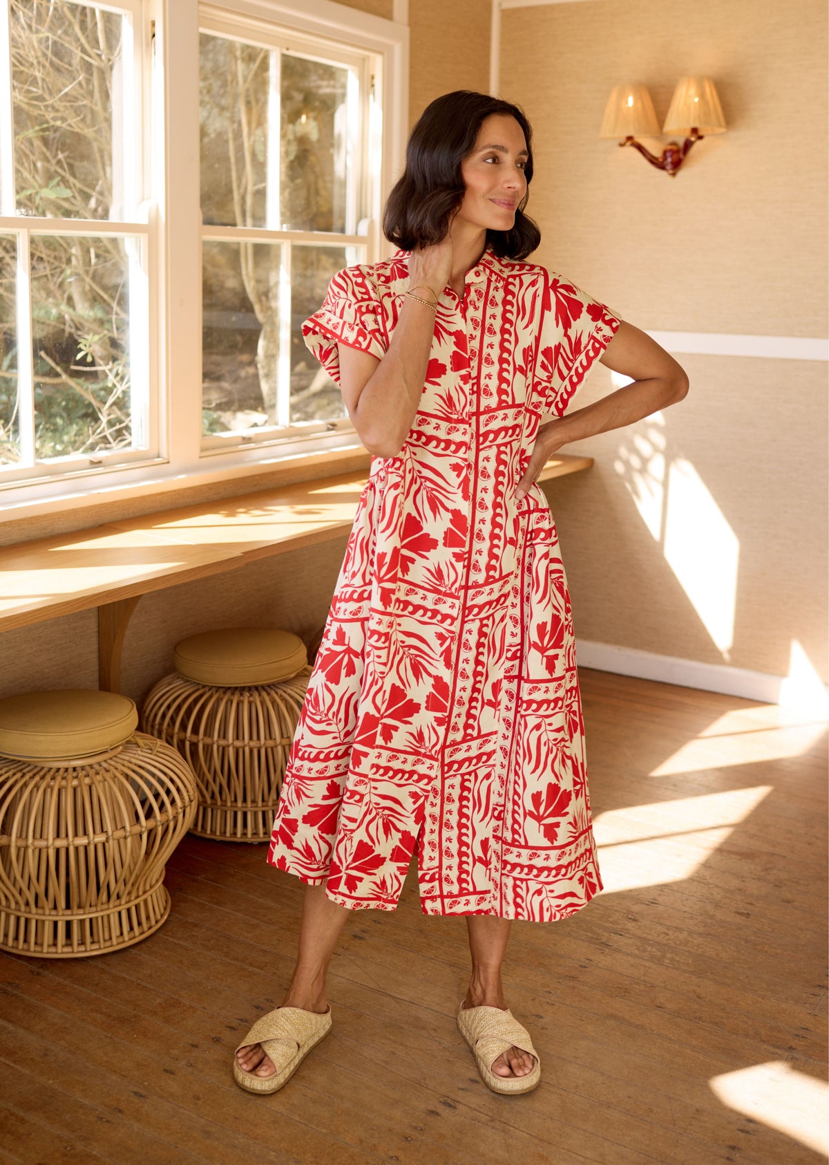 MARGOT SHIRTDRESS - SOLEIL PRINT