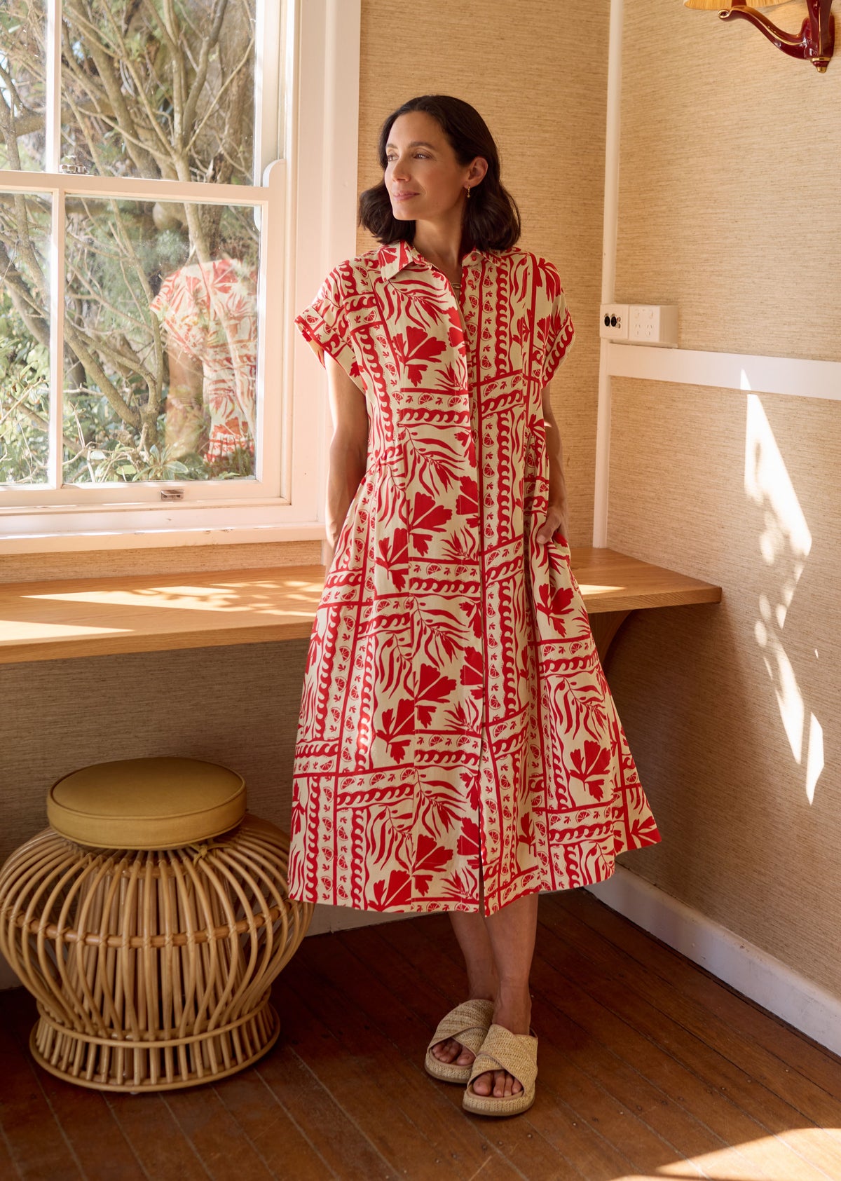 MARGOT SHIRTDRESS - SOLEIL PRINT