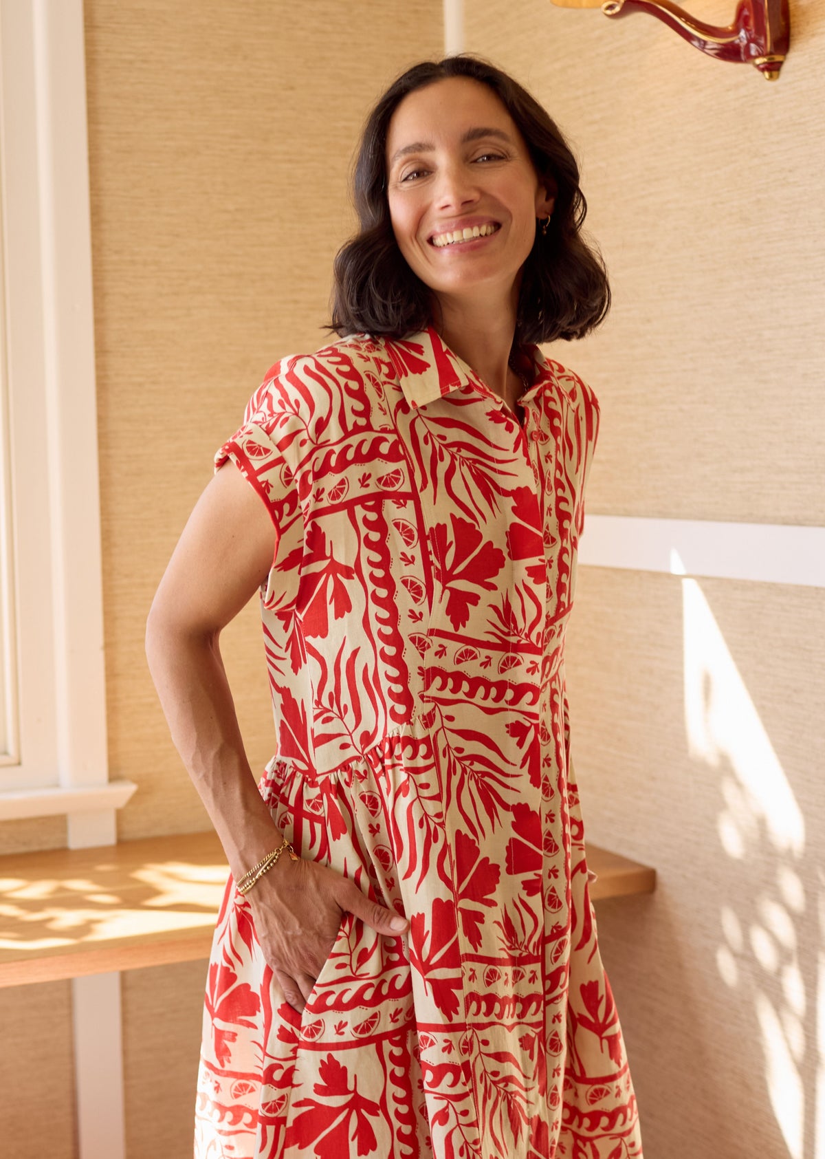 MARGOT SHIRTDRESS - SOLEIL PRINT