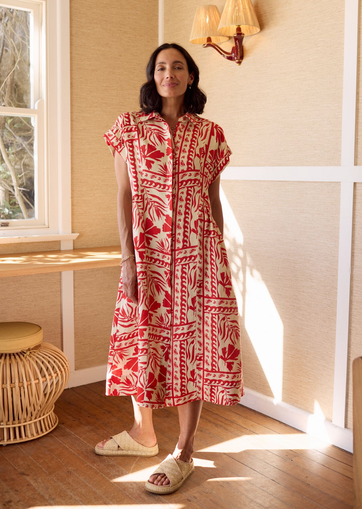 MARGOT SHIRTDRESS - SOLEIL PRINT