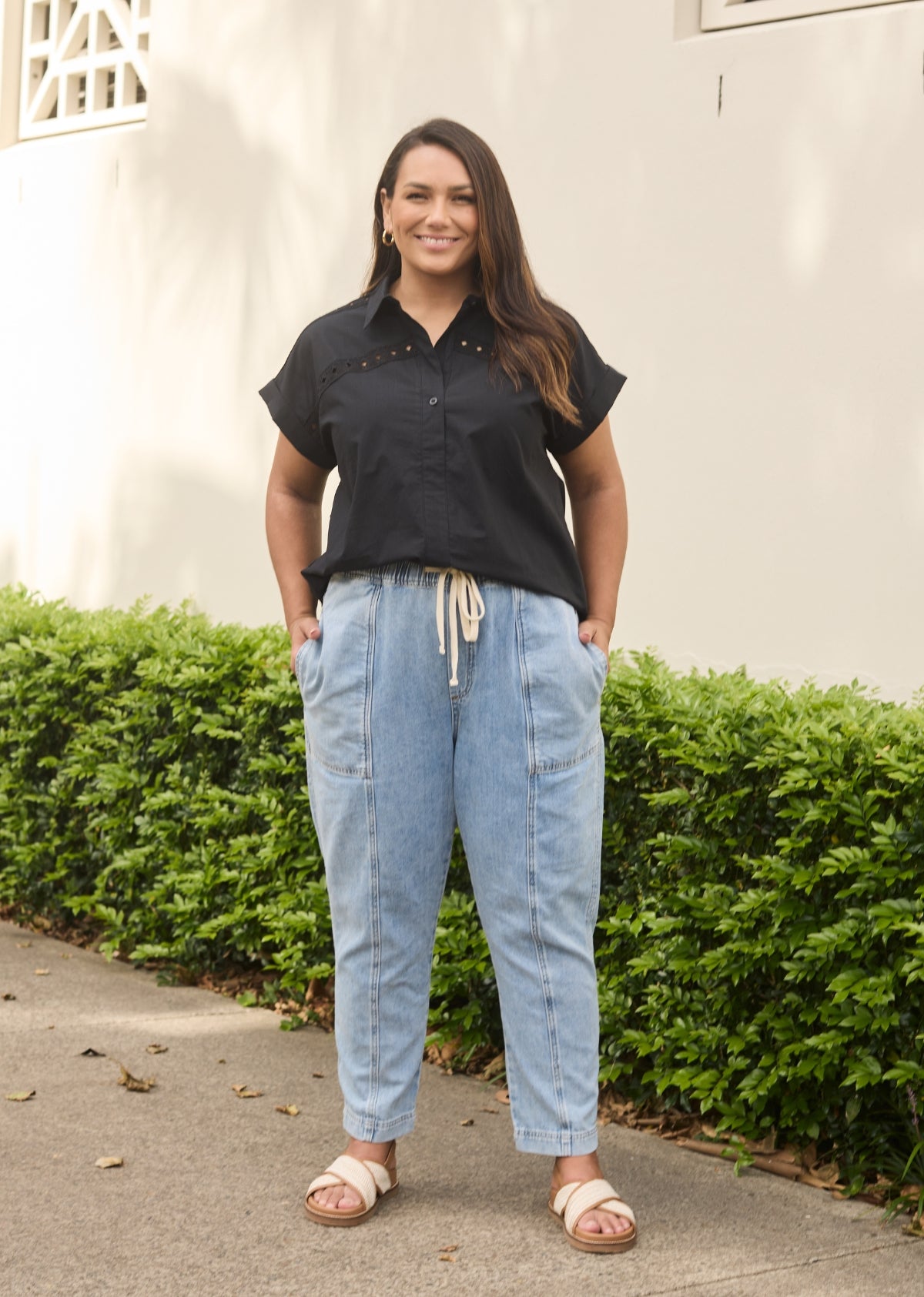 TAHLIA SHIRT - BLACK