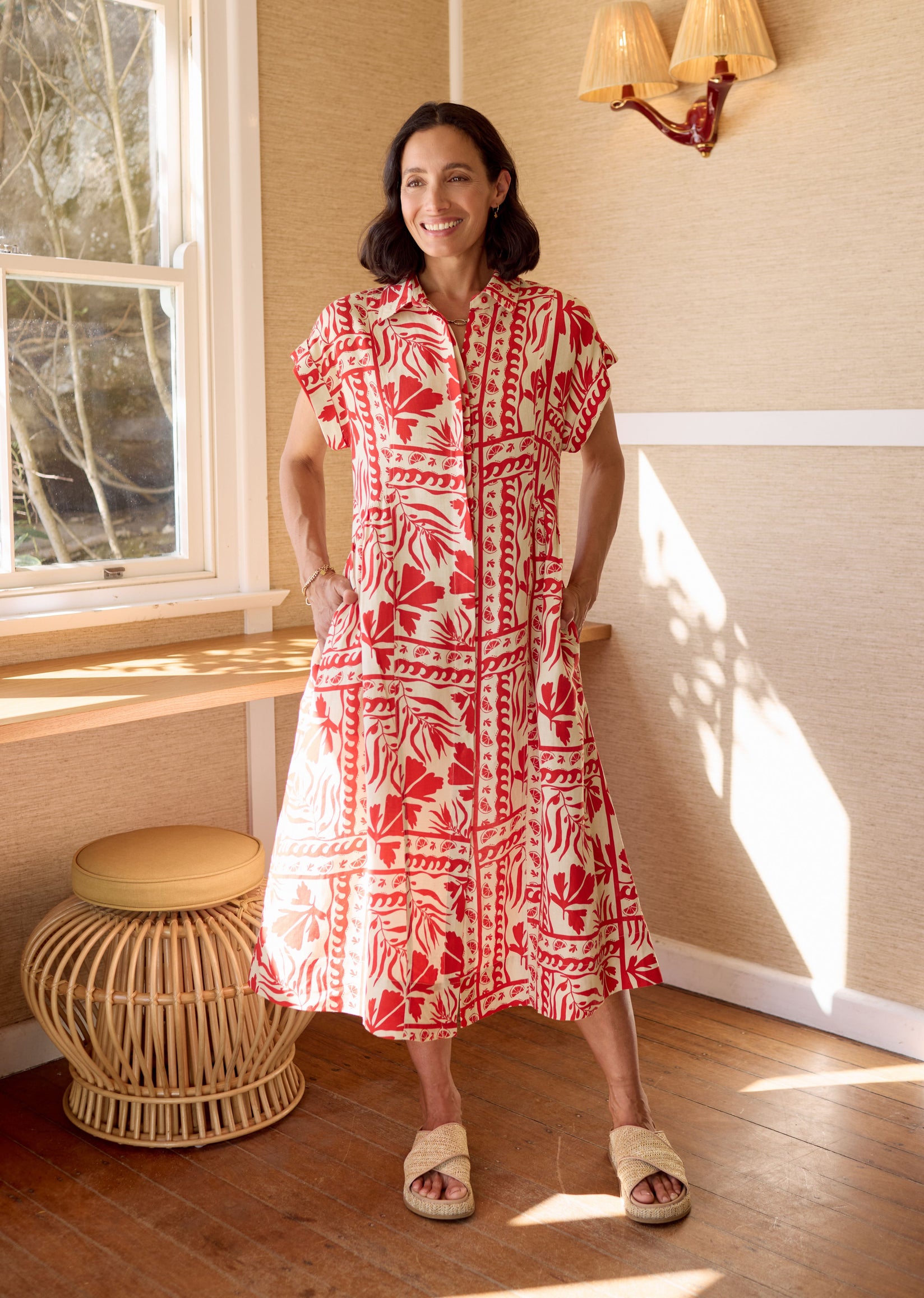 MARGOT SHIRTDRESS - SOLEIL PRINT - PETITE