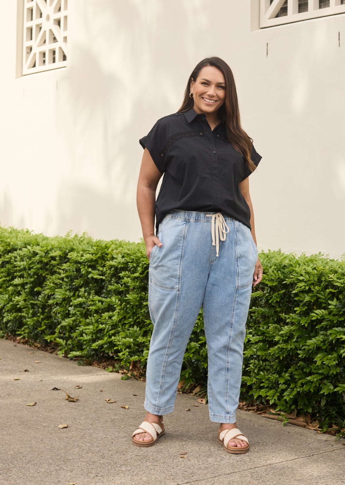 TAHLIA SHIRT - BLACK