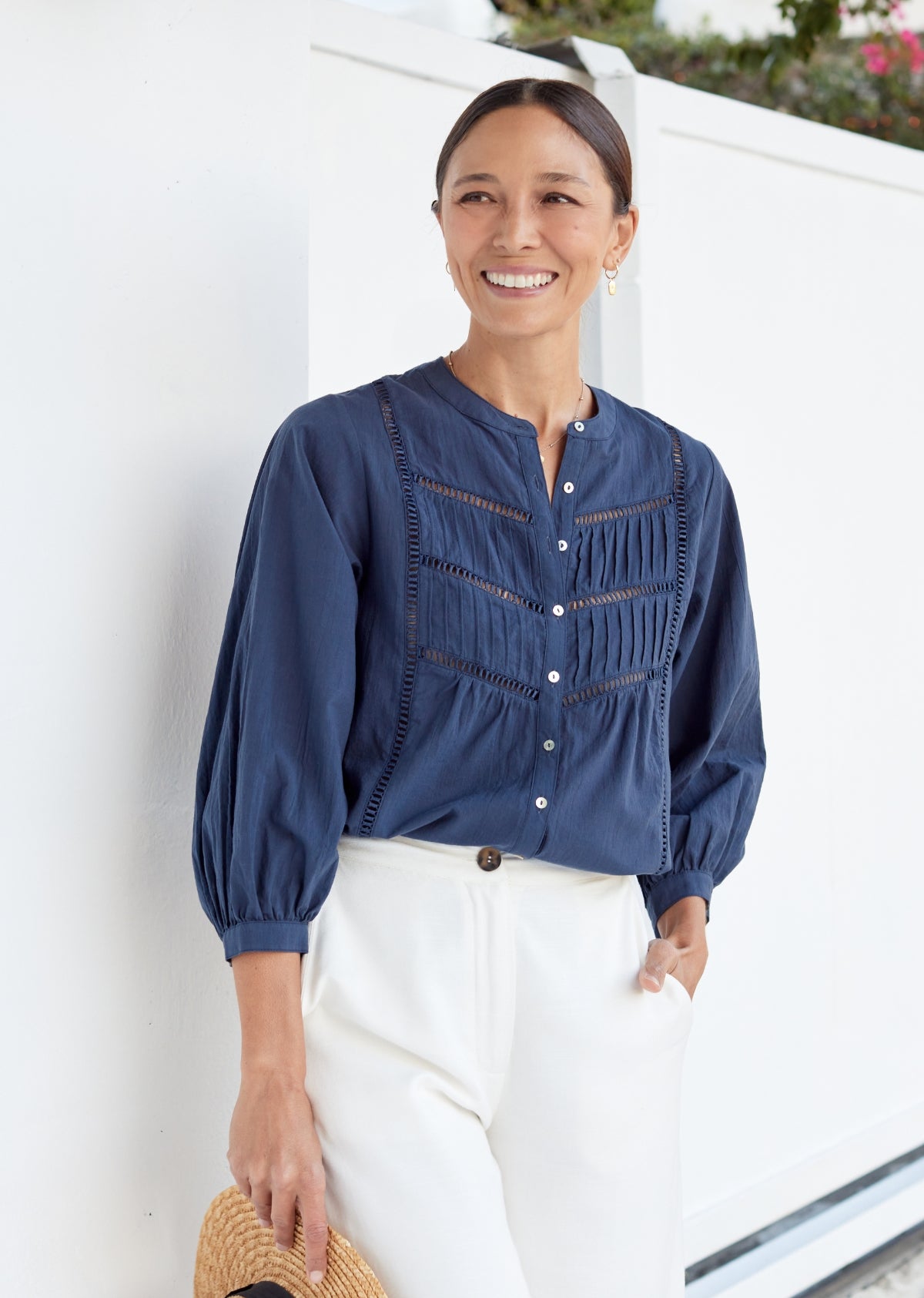 PALOMA SHIRT - FRENCH NAVY