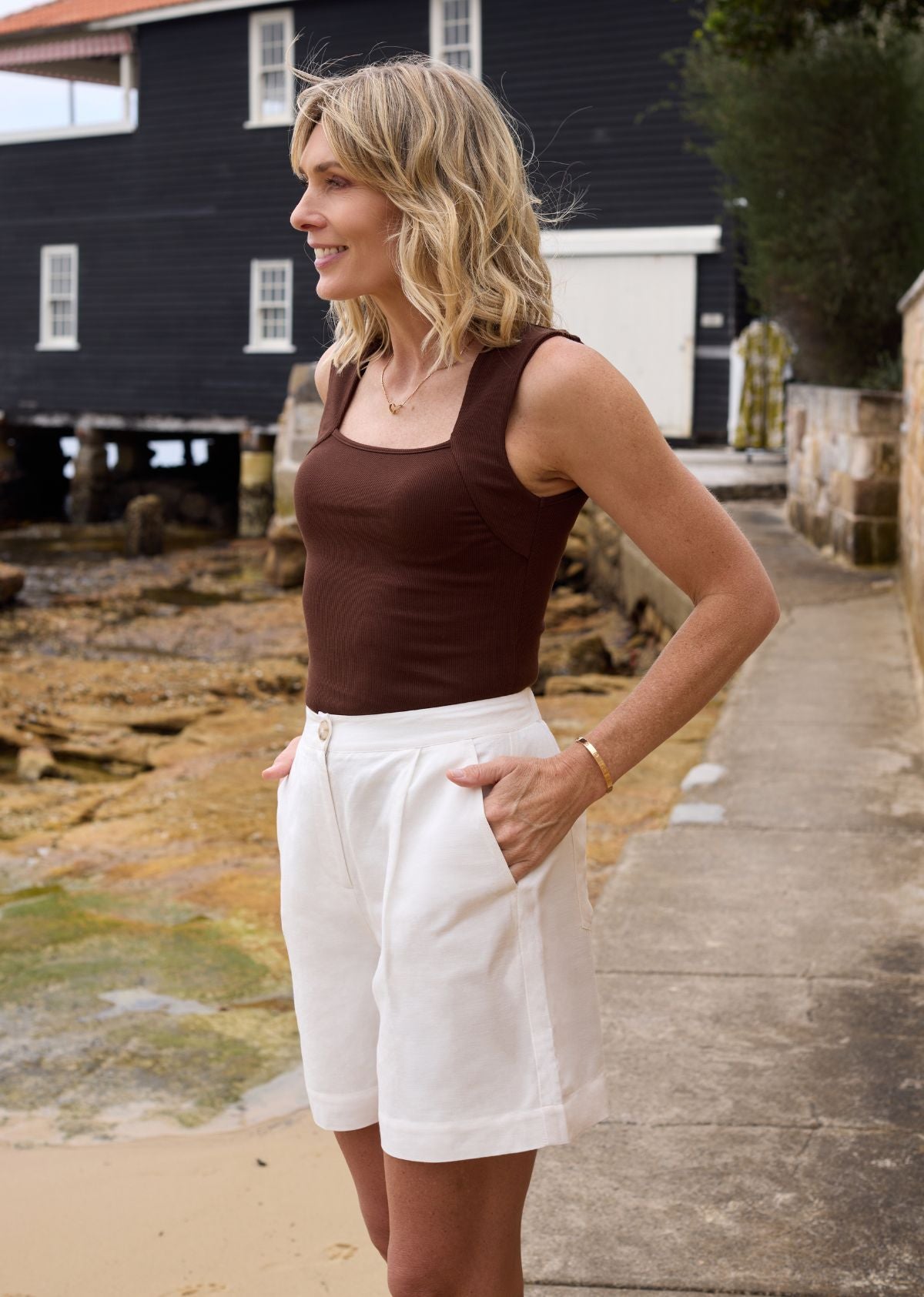 HOLLY SHORT - IVORY