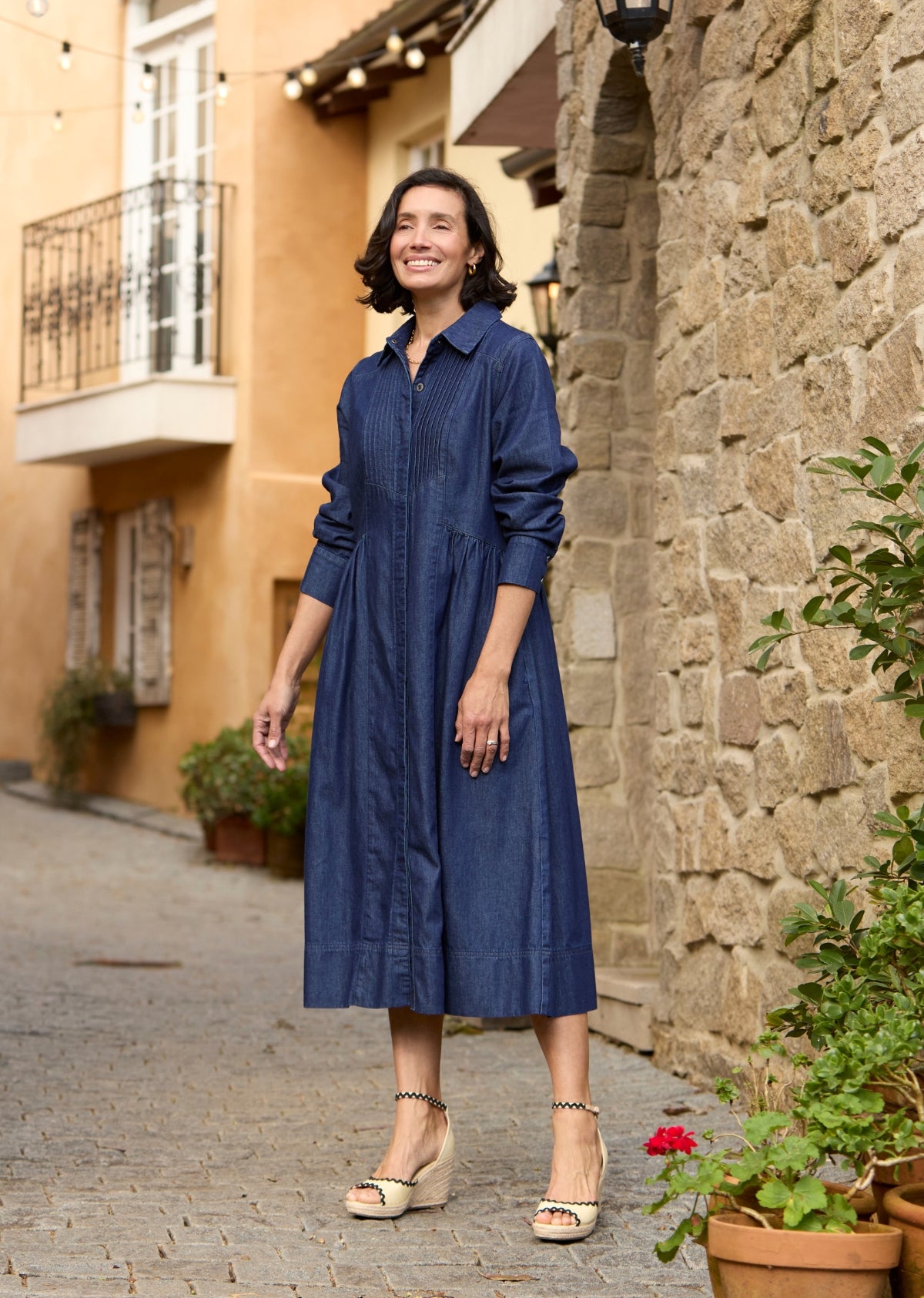 SUSIE DENIM SHIRTDRESS