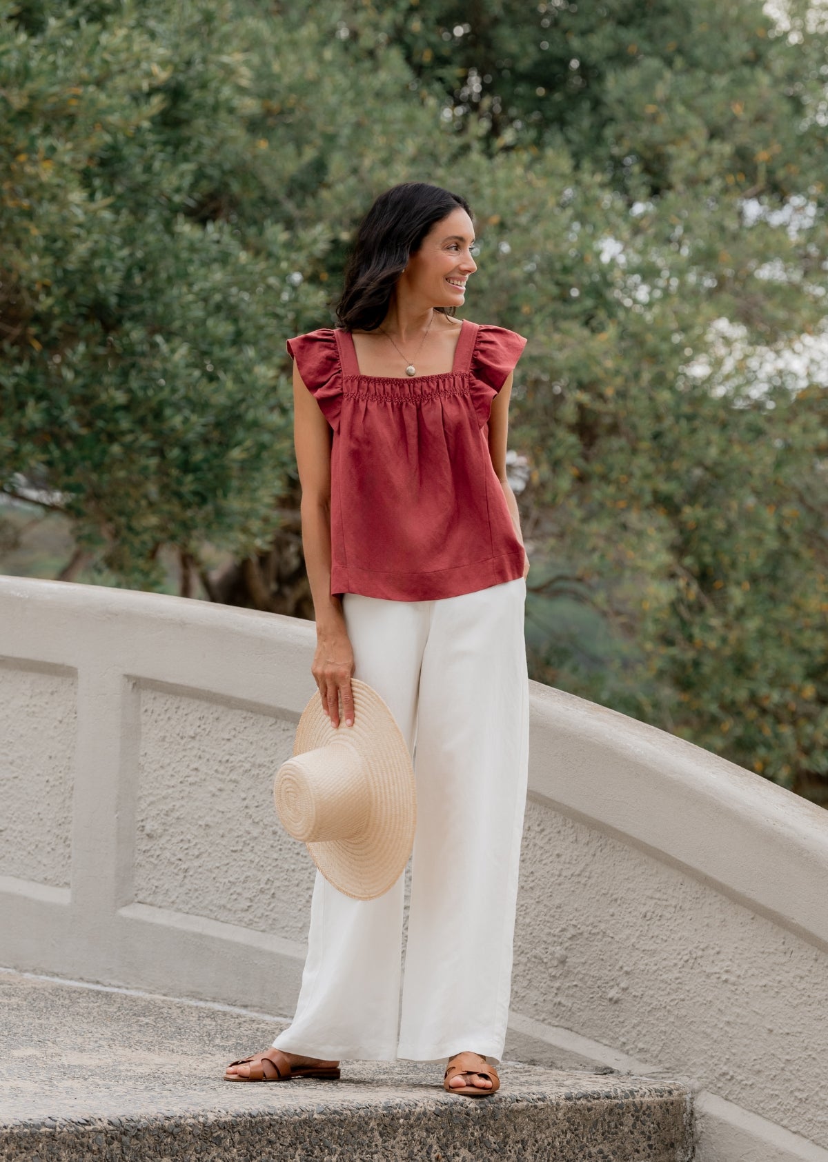 WILLOW TOP - TERRACOTTA