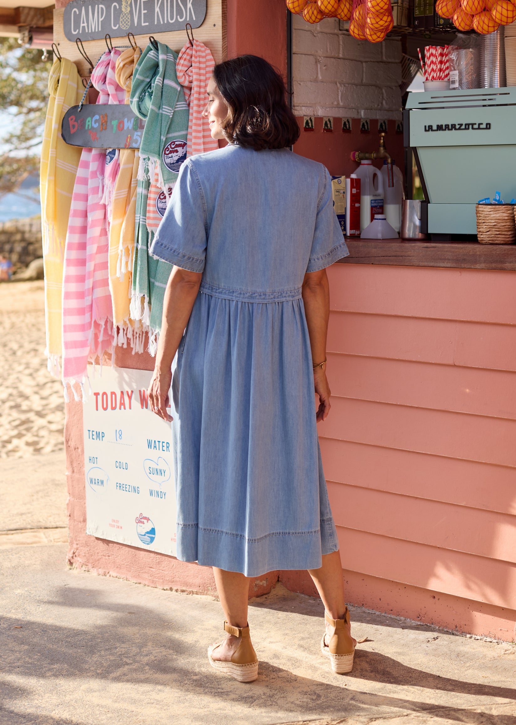 JAGGER CHAMBRAY DRESS - PETITE
