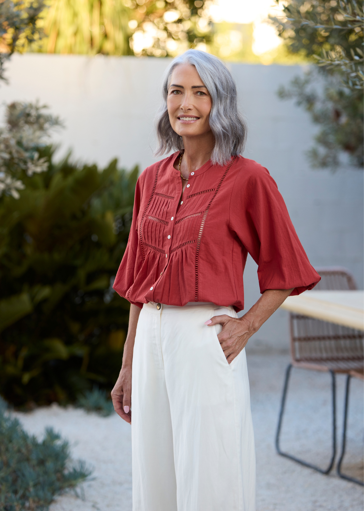 PALOMA SHIRT - CINNAMON