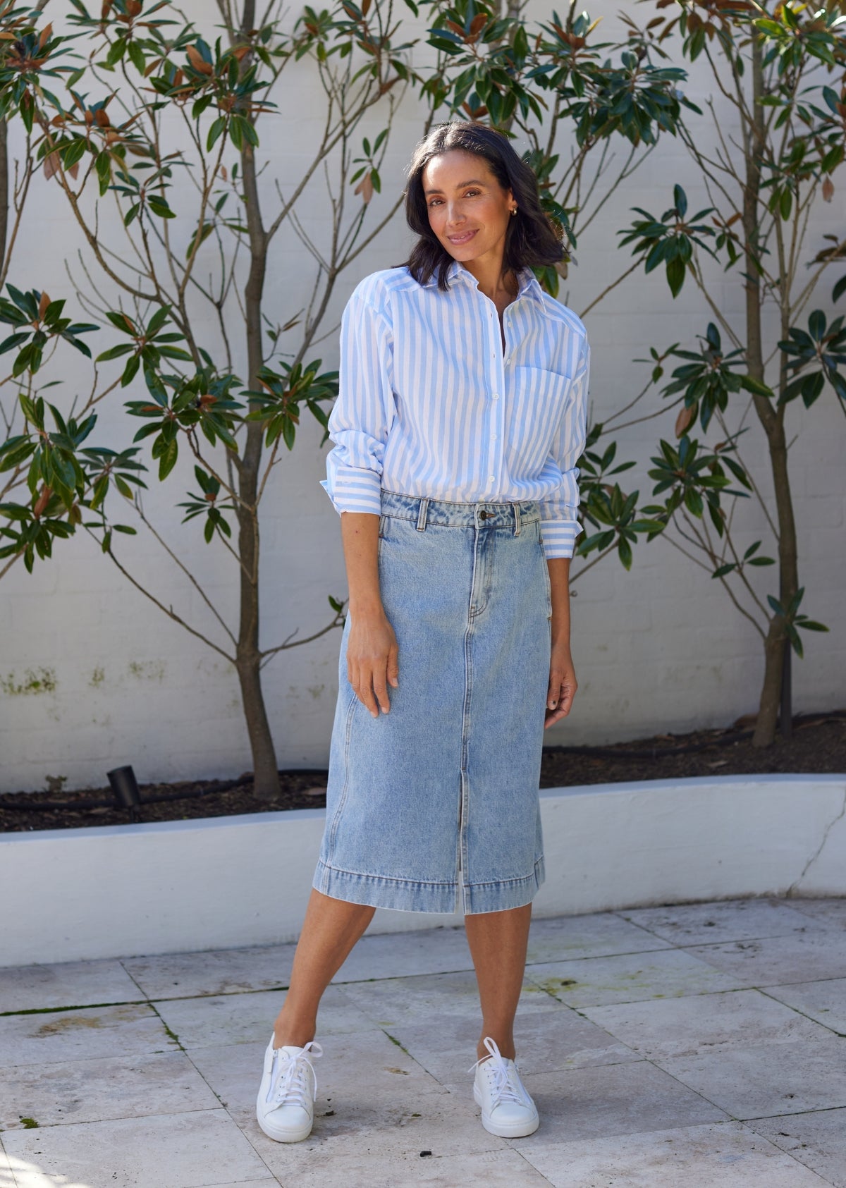 EMERY DENIM SKIRT M A Y E