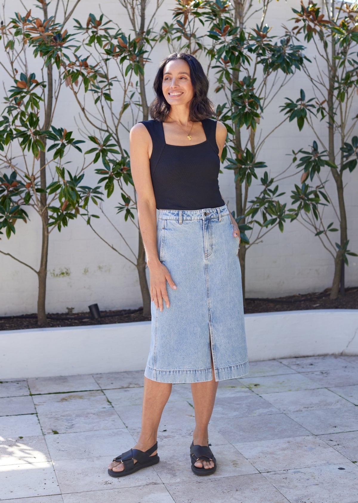 EMERY DENIM SKIRT