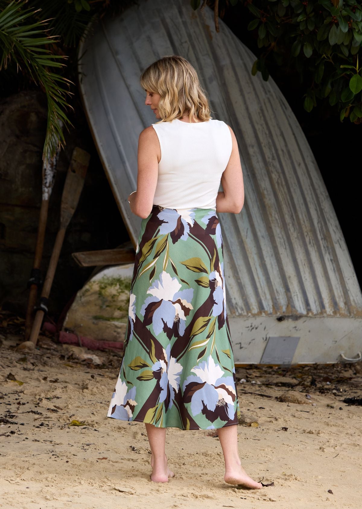 ELOISE SKIRT - LA PALMA PRINT