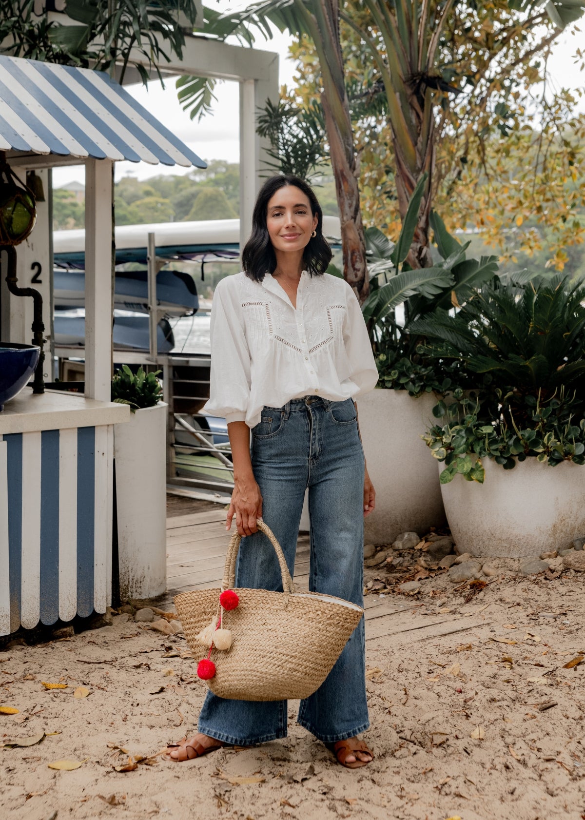 MARIPOSA SHIRT - WHITE - M A Y E