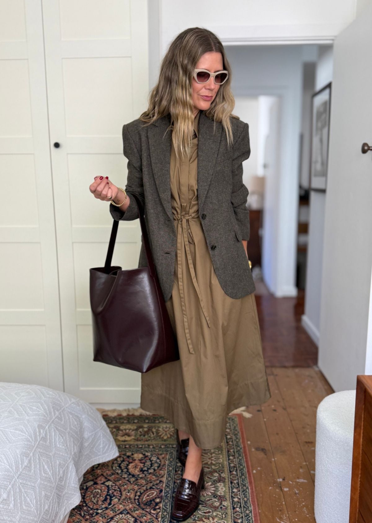 PHILLIPA SHIRTDRESS - OLIVE