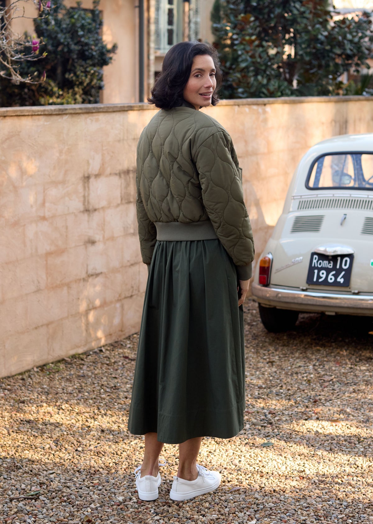 REECE BOMBER JACKET - KHAKI