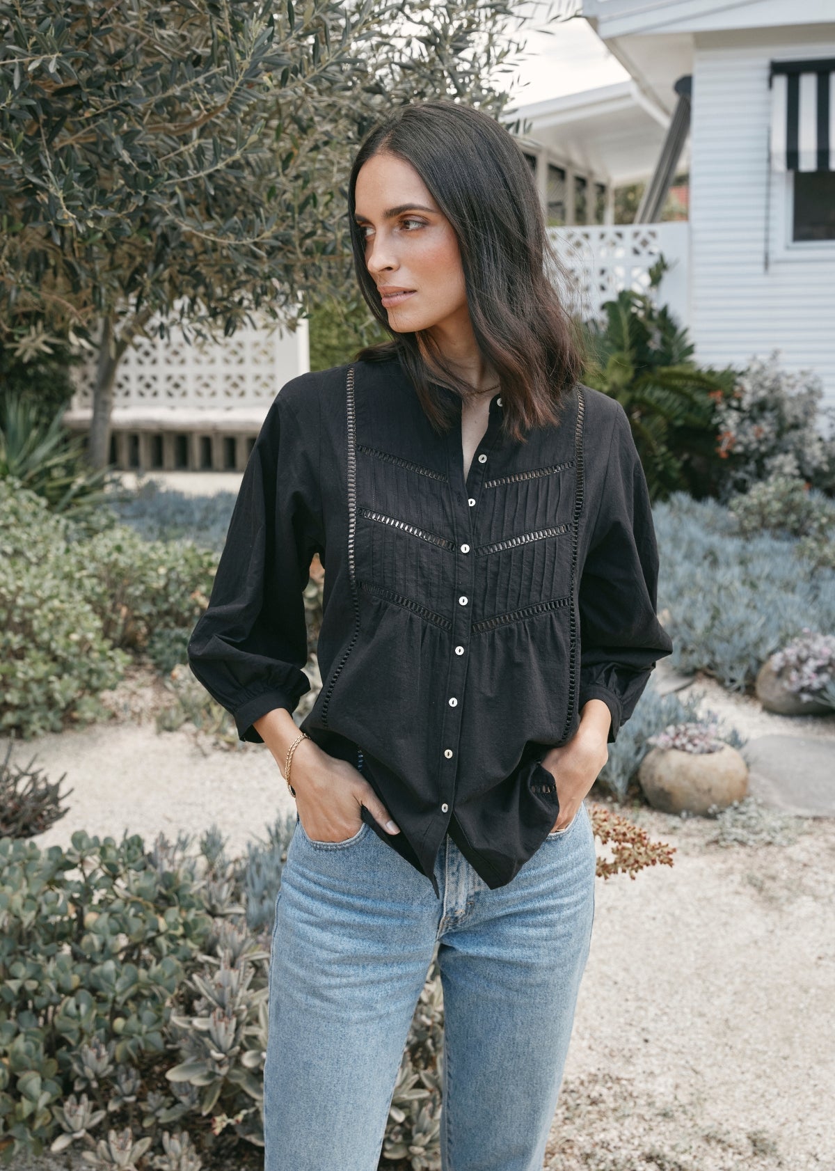 PALOMA SHIRT - BLACK