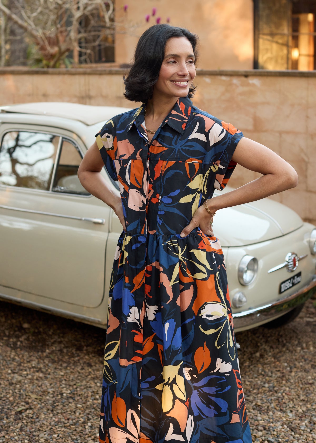 HARPER SHIRTDRESS - MAISIE PRINT