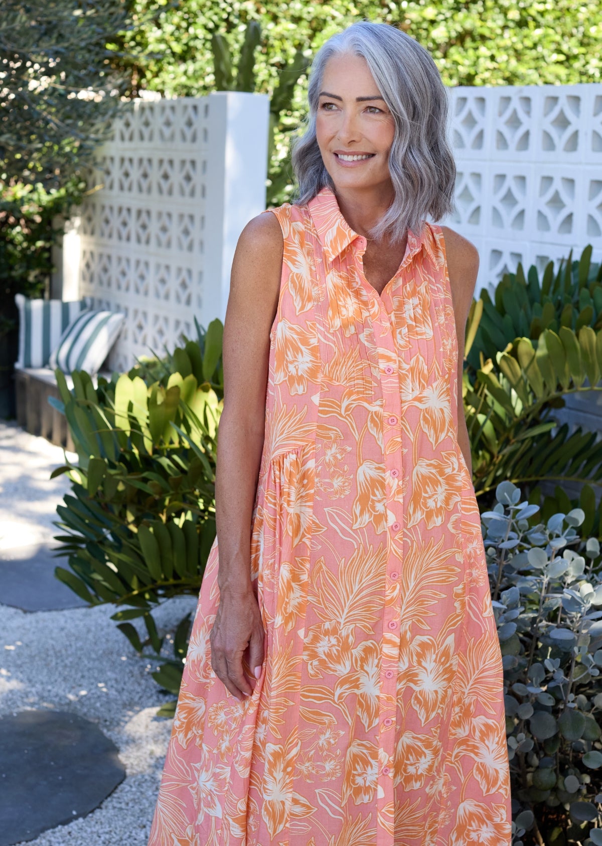 CORINNE SHIRTDRESS - AURELIA PRINT