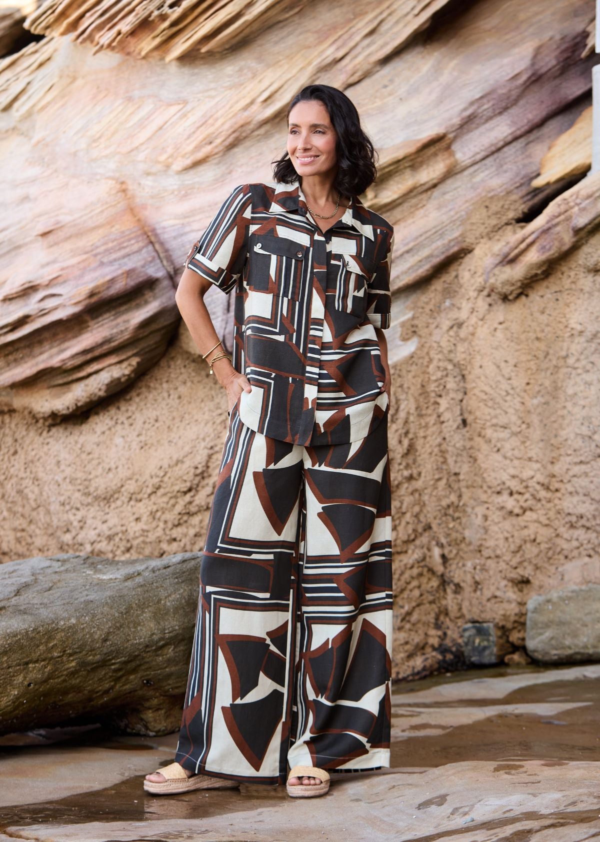 FENTON PANT - INES PRINT