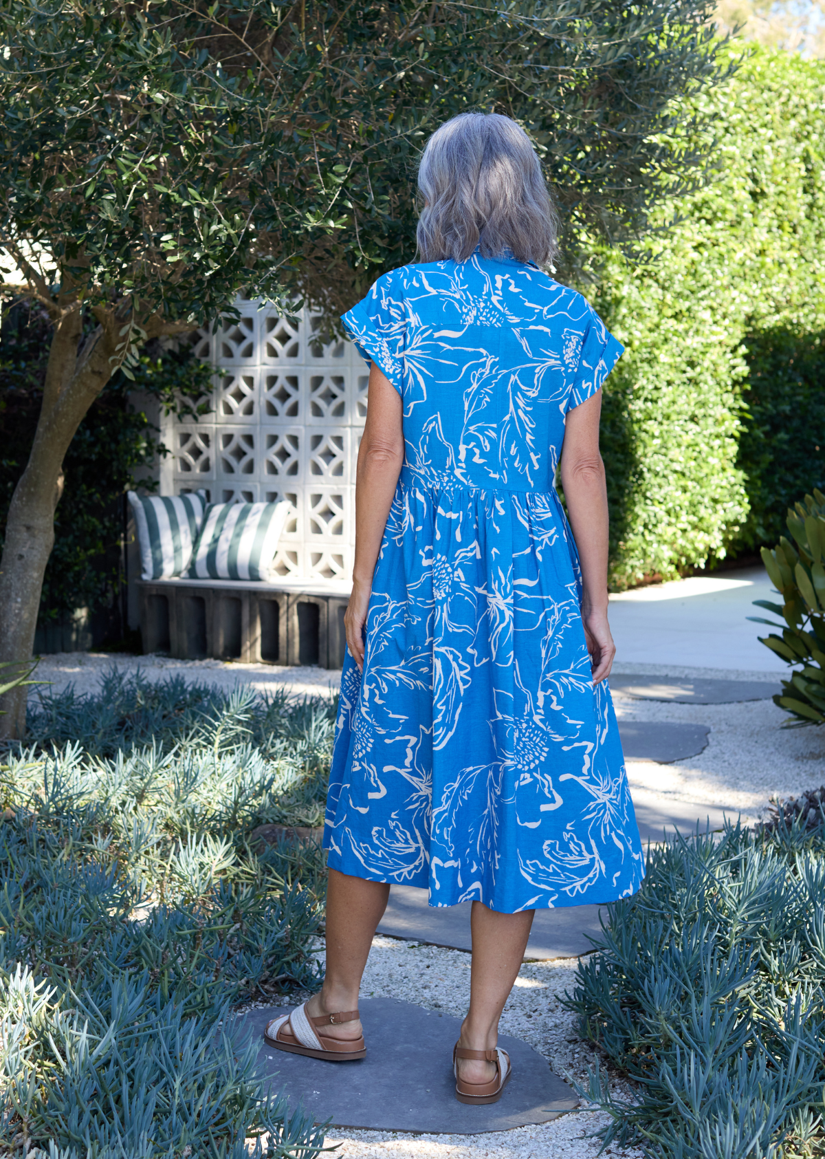 MARGOT SHIRTDRESS - ARCADIA PRINT