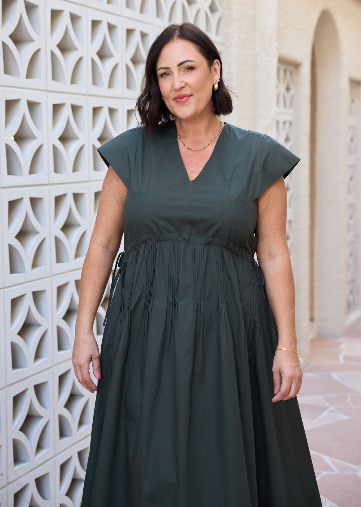 TAYLOR DRESS - FOREST