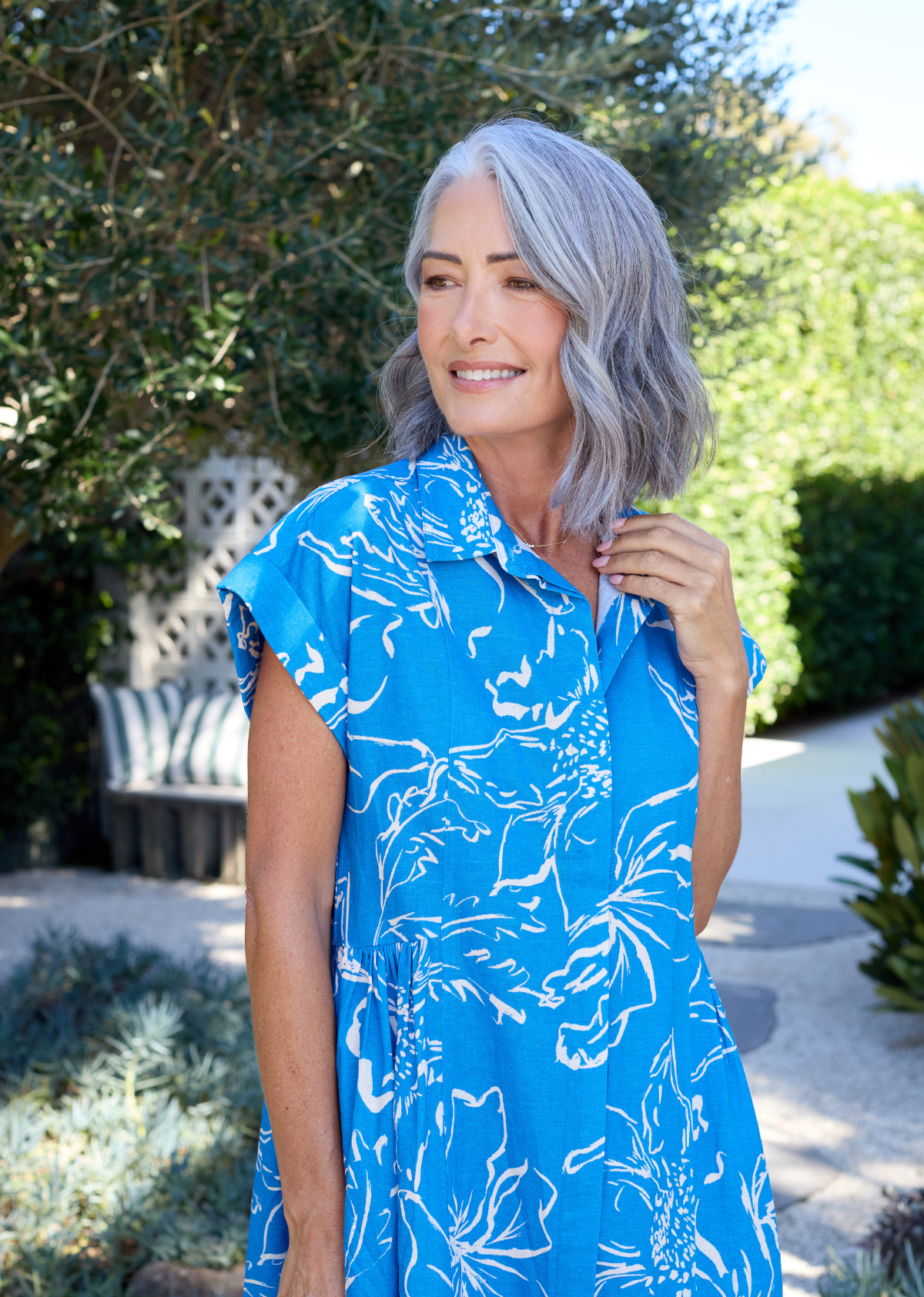 MARGOT SHIRTDRESS - ARCADIA PRINT