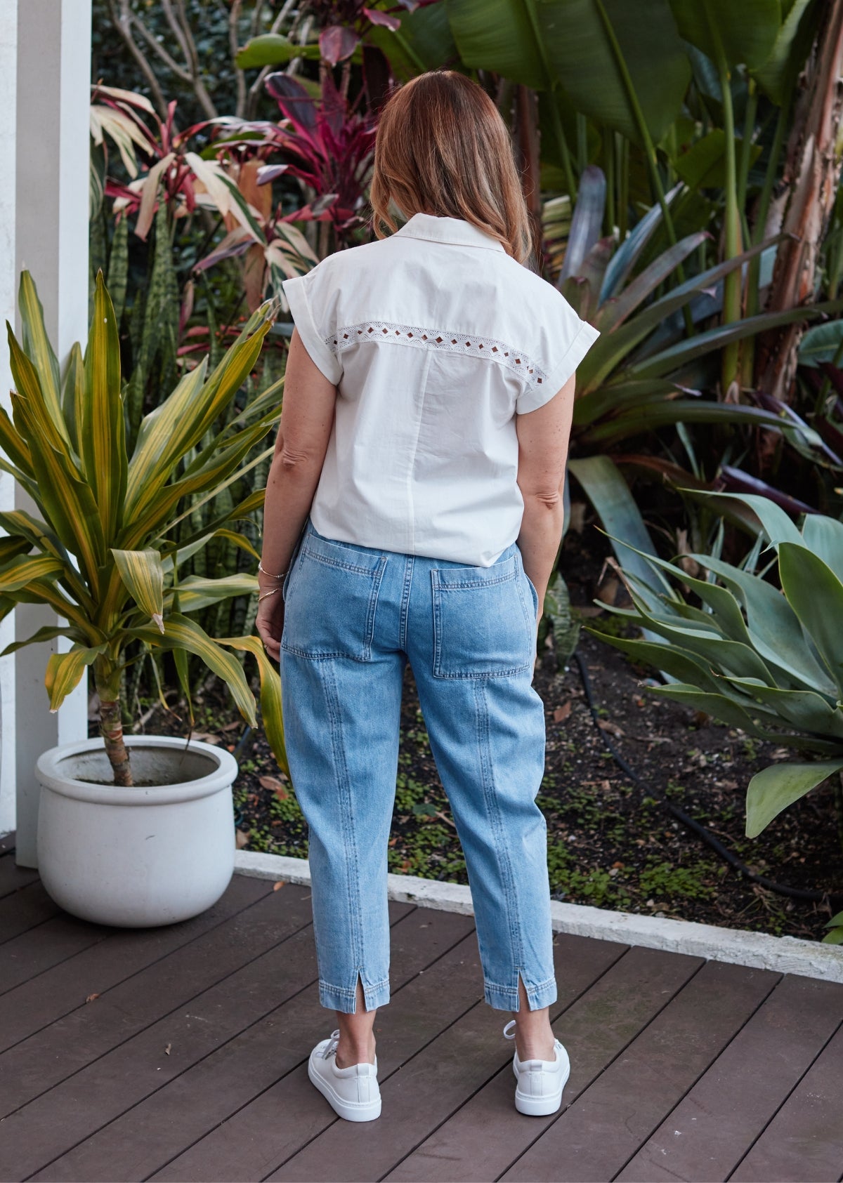 MARIPOSA SHIRT - WHITE - M A Y E