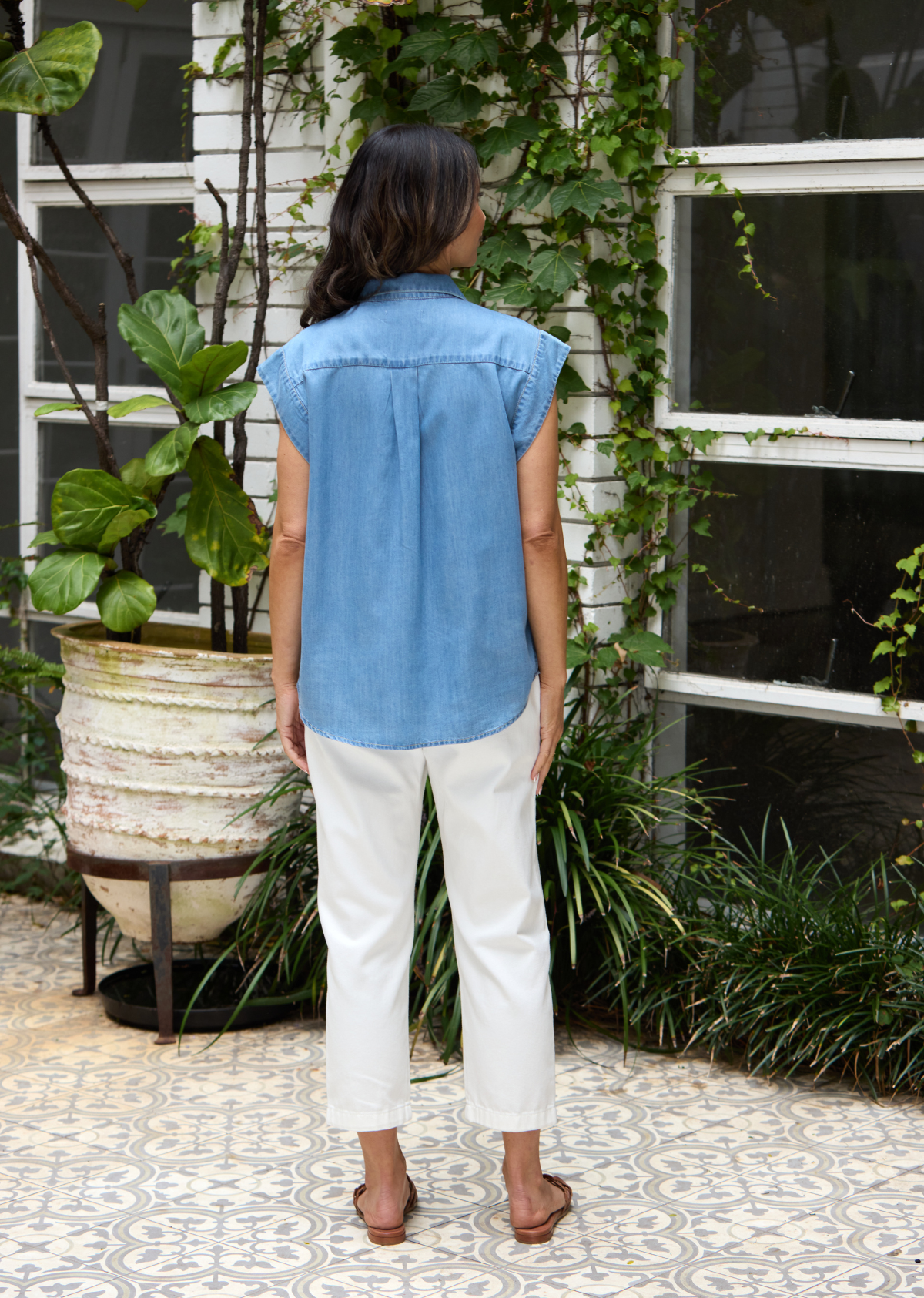 ANNIE LIGHT DENIM SHIRT