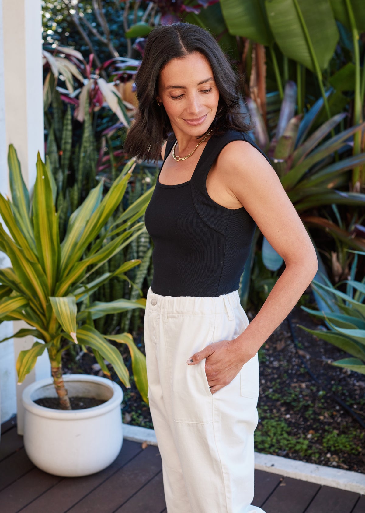 BROOKLYN PANT - WHITE