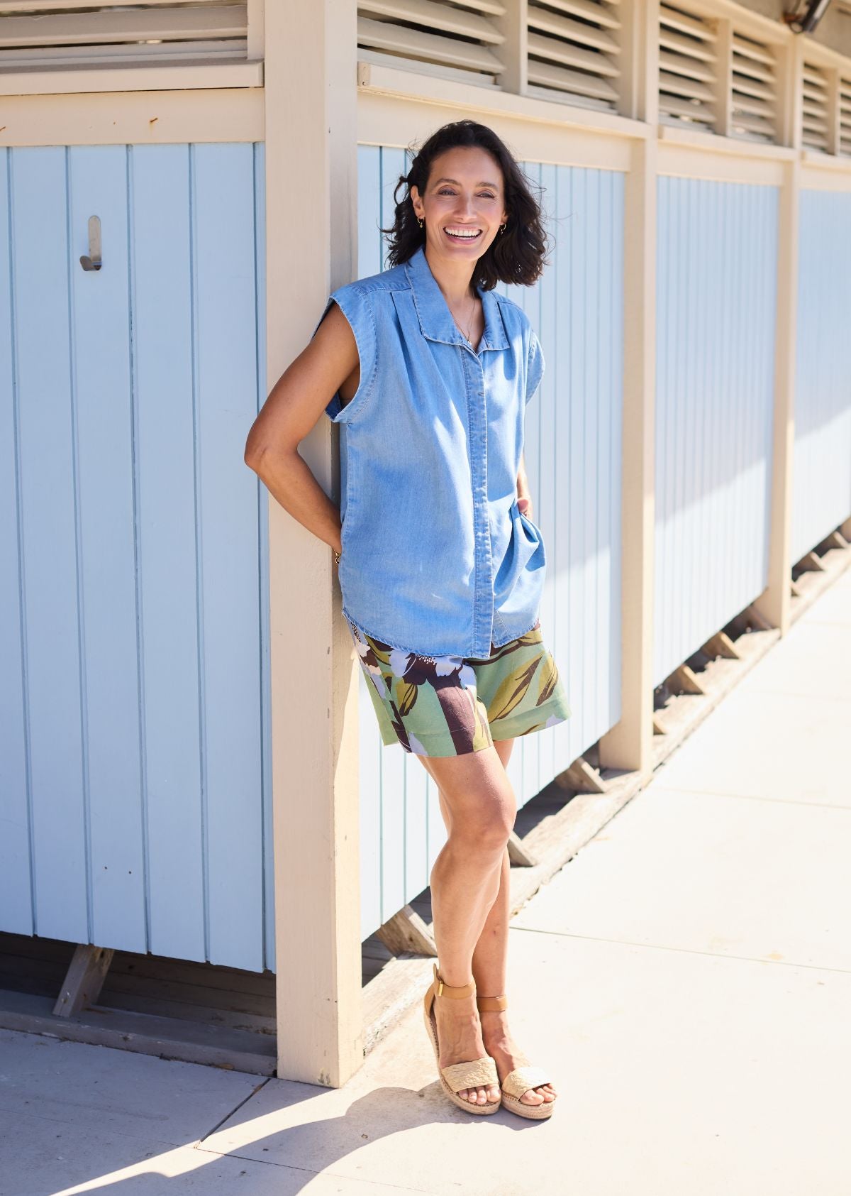 ANNIE LIGHT DENIM SHIRT