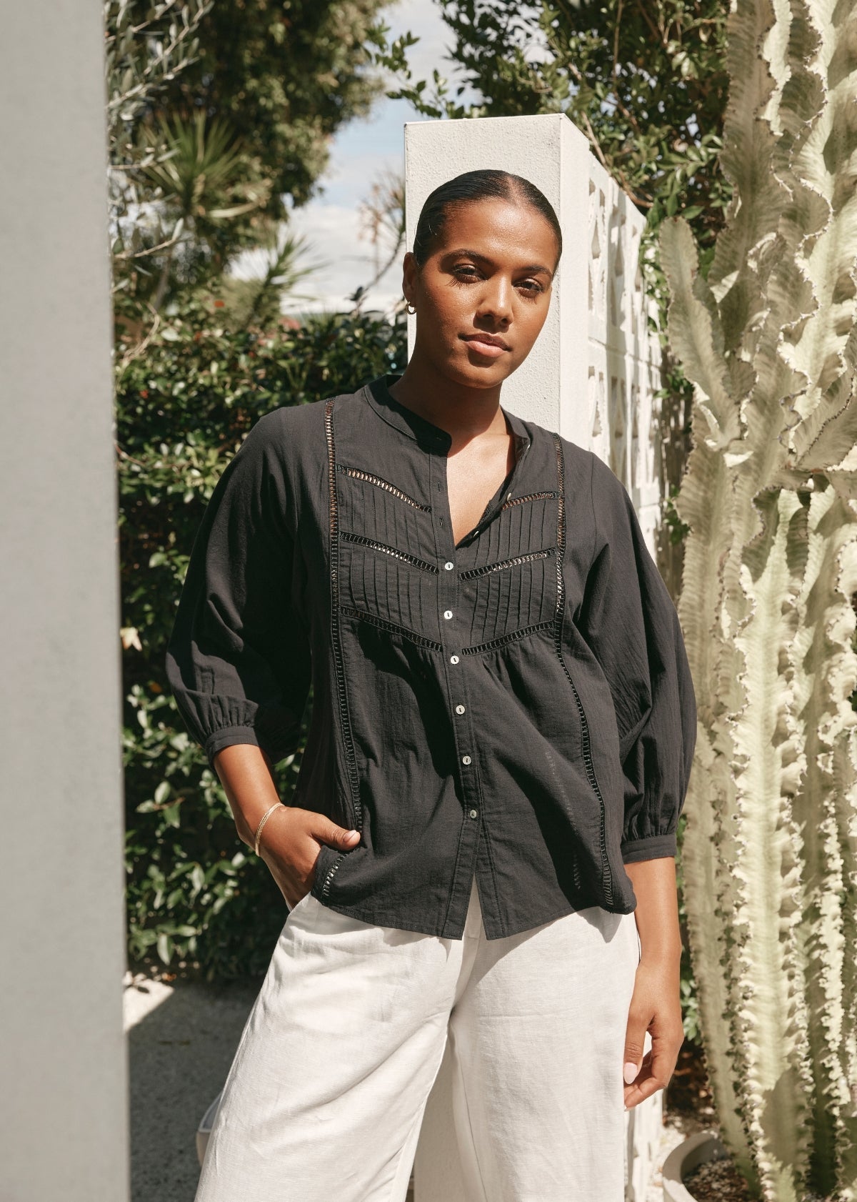 PALOMA SHIRT - BLACK