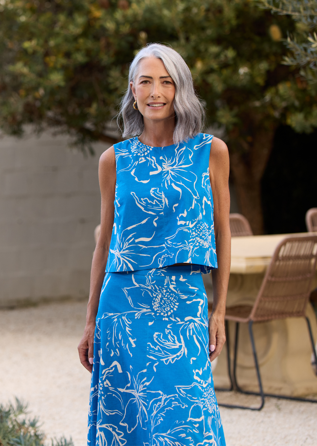 MALA TOP - ARCADIA PRINT