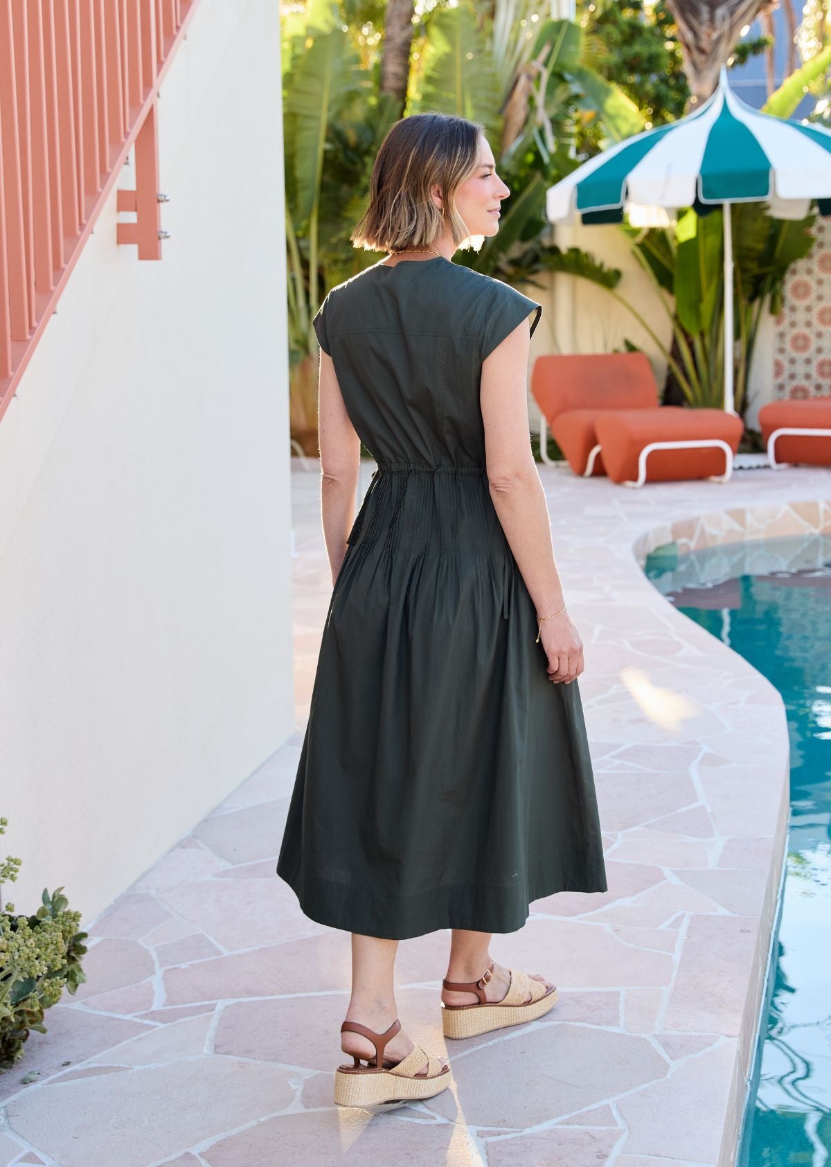 TAYLOR DRESS - FOREST