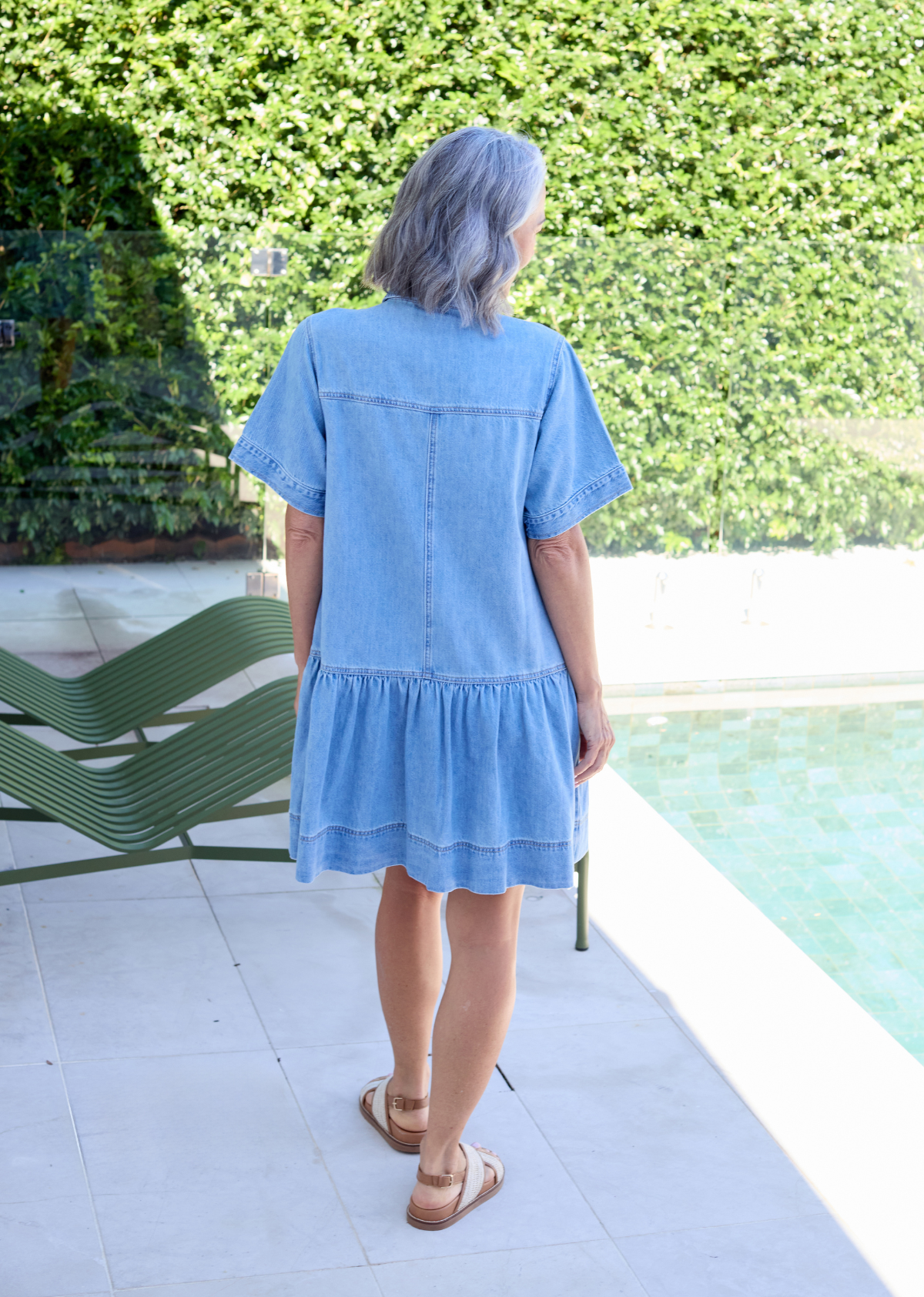 MONTANA MINI DRESS - LIGHT BLUE