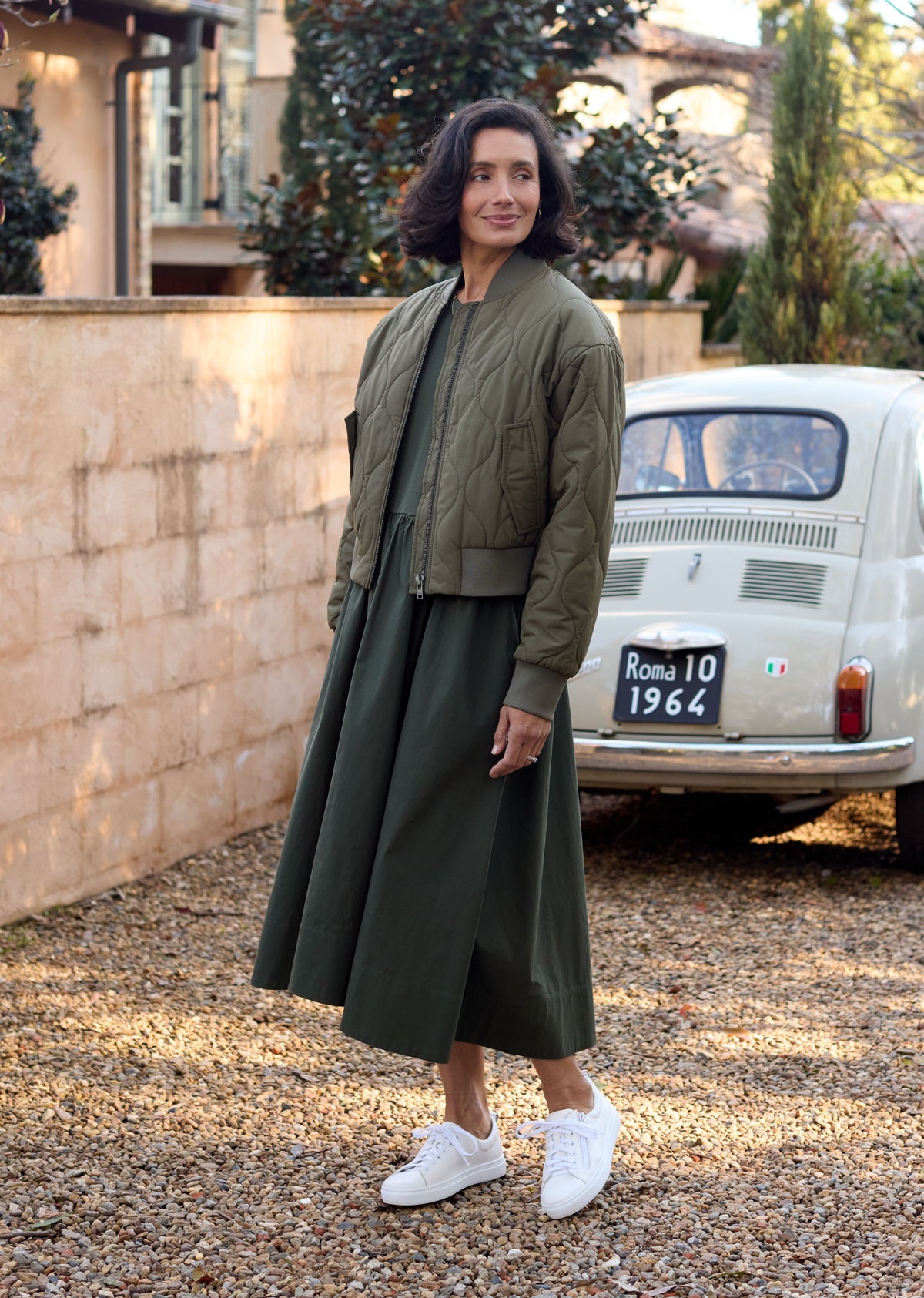 REECE BOMBER JACKET - KHAKI