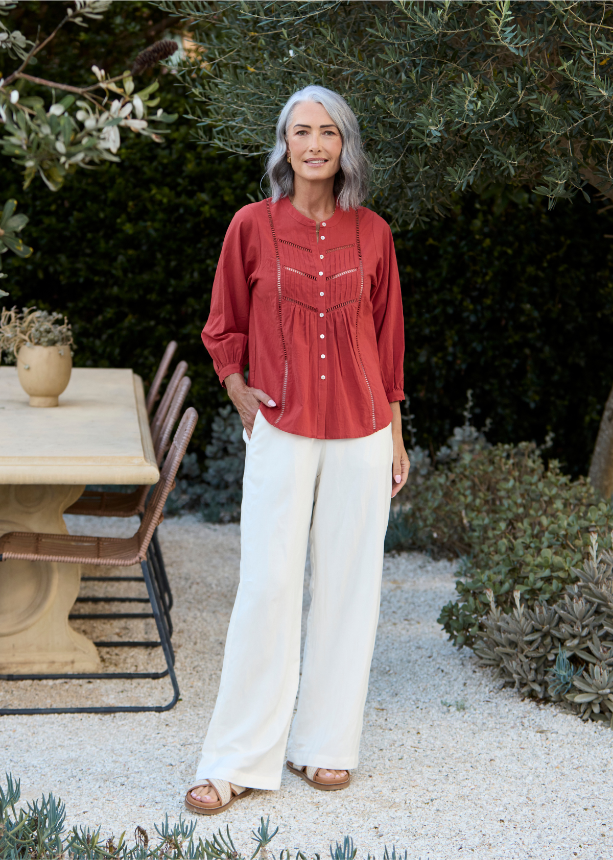 PALOMA SHIRT - CINNAMON