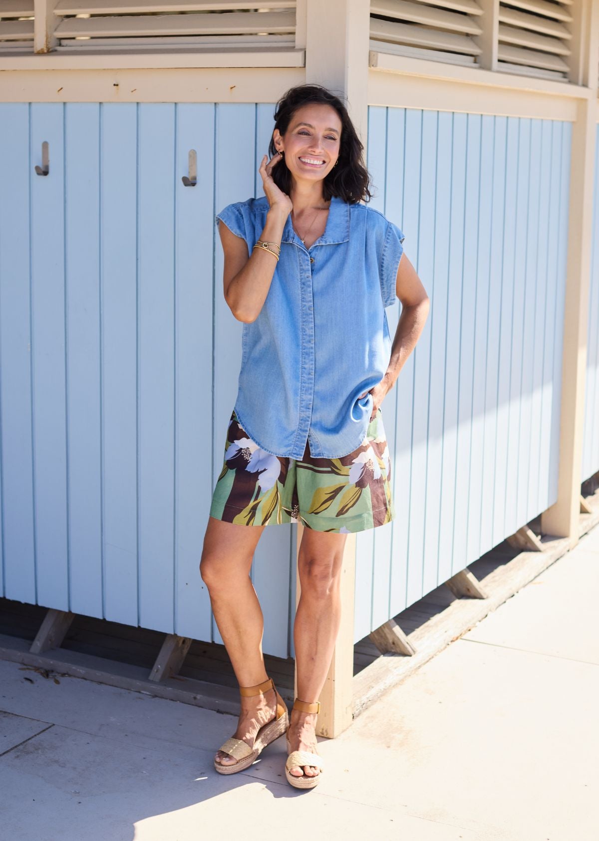ANNIE LIGHT DENIM SHIRT