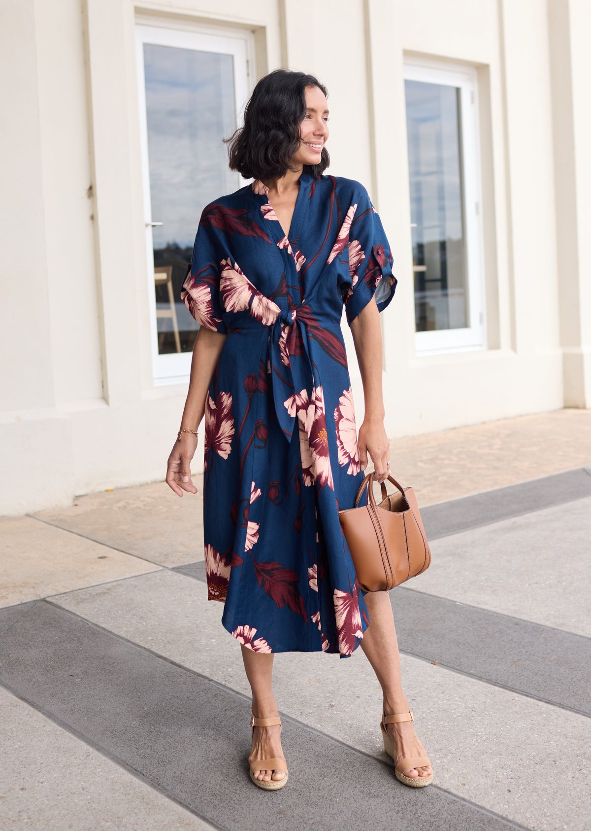 CHLOE MIDI DRESS - ARABELLA PRINT